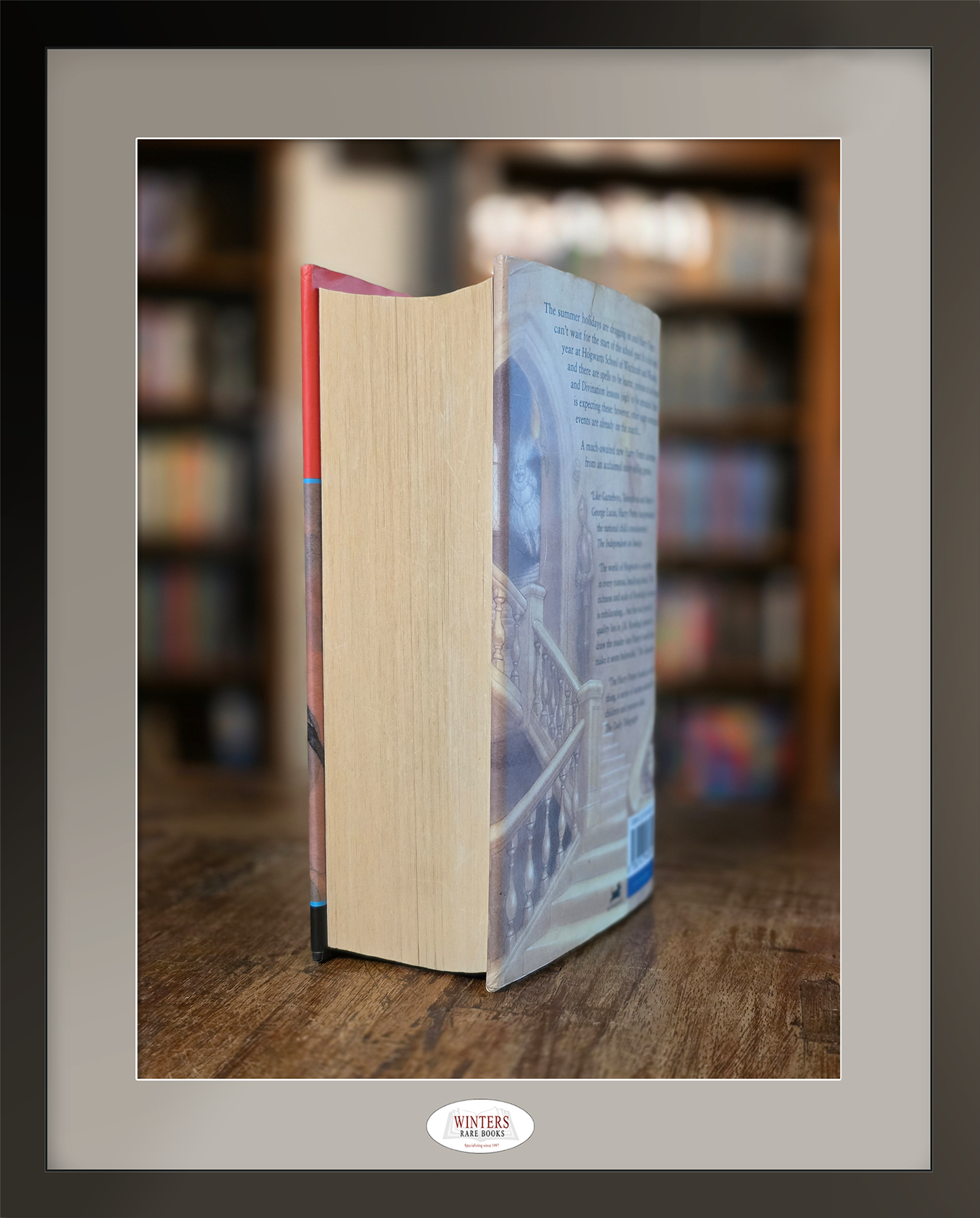 Harry Potter and the Goblet of Fire First UK Bloomsbury edition, first printing — signed on the half-title page