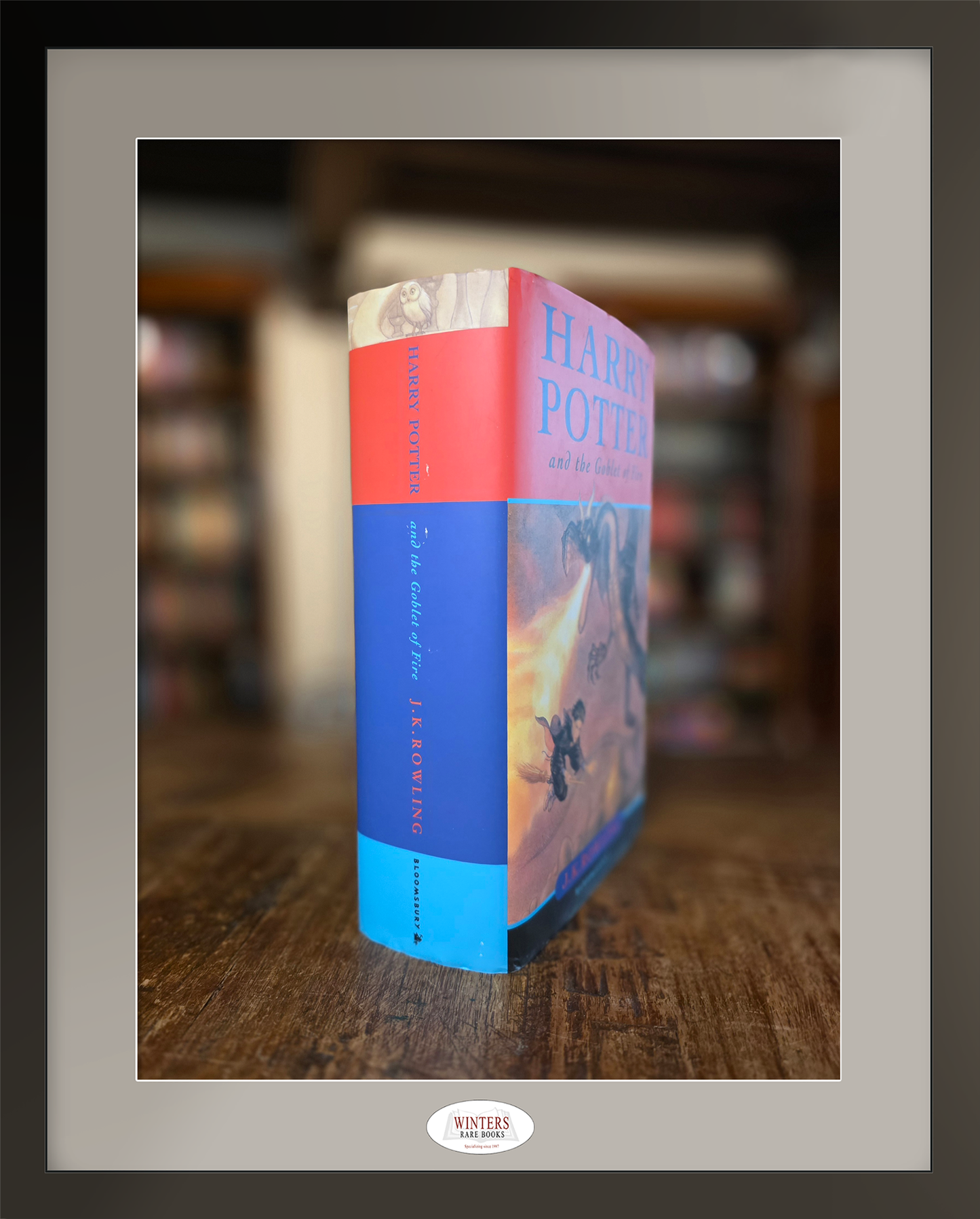 Harry Potter and the Goblet of Fire First UK Bloomsbury edition, first printing — exceptionally signed