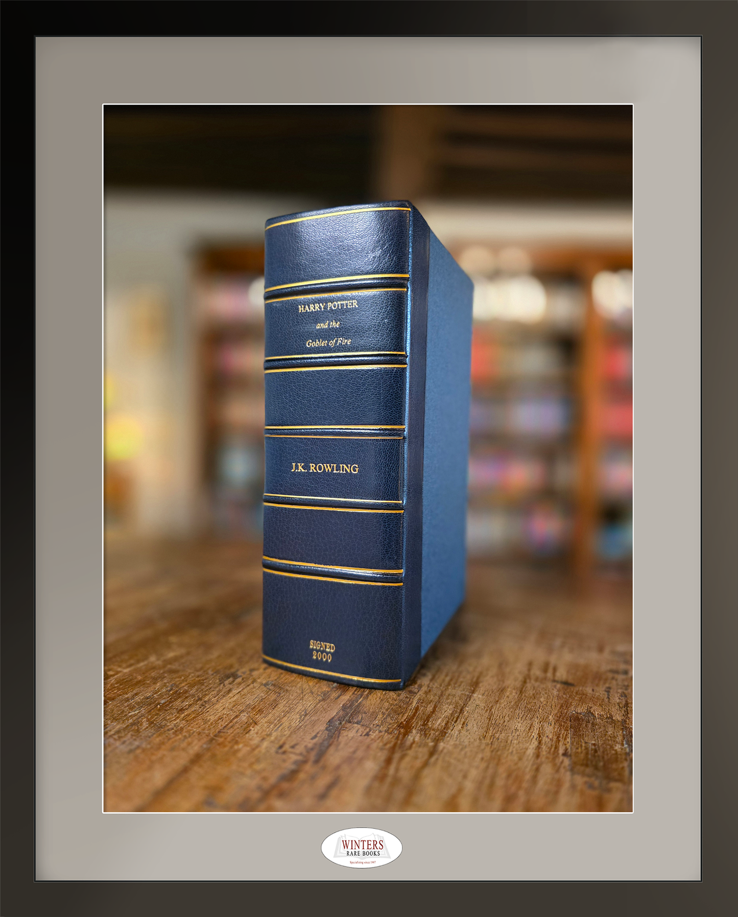 Harry Potter and the Goblet of Fire First UK Bloomsbury edition, first printing — exceptionally signed