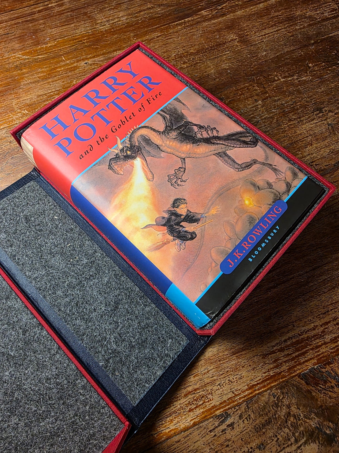 Harry Potter and the Goblet of Fire First UK Bloomsbury edition, first printing — signed