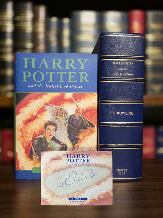 Harry Potter and the Half-Blood Prince with signed Half-Blood Prince bookplate