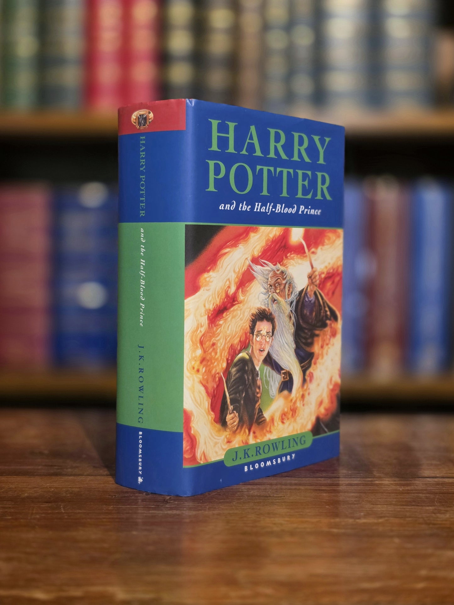 Harry Potter and the Half-Blood Prince — First Edition, First Printing — Edinburgh Castle Launch Association Copy — with Rowling Autograph Letter, Launch Banner, and Photographs