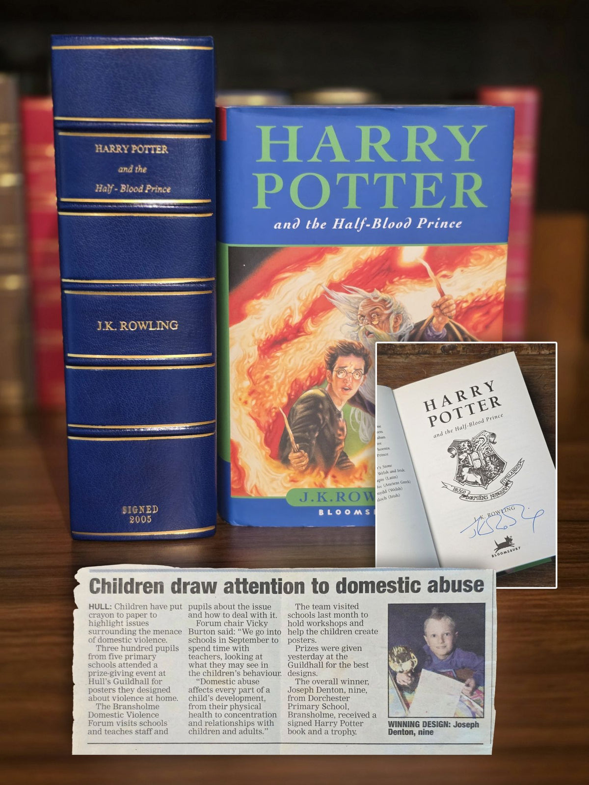 Harry Potter and the Half-Blood Prince - Signed prize copy