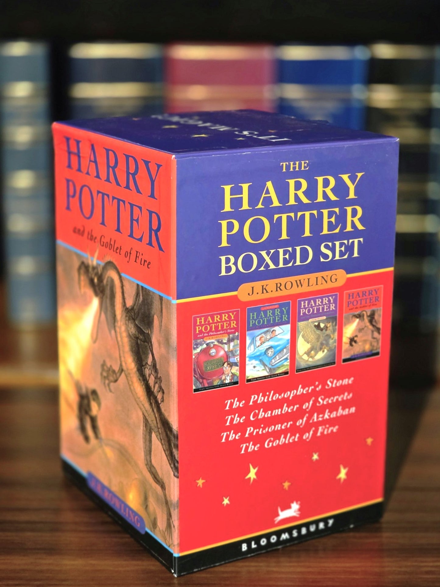 The Harry Potter collection, books 1–4 with original Bloomsbury ‘It’s Magic!’ slipcase