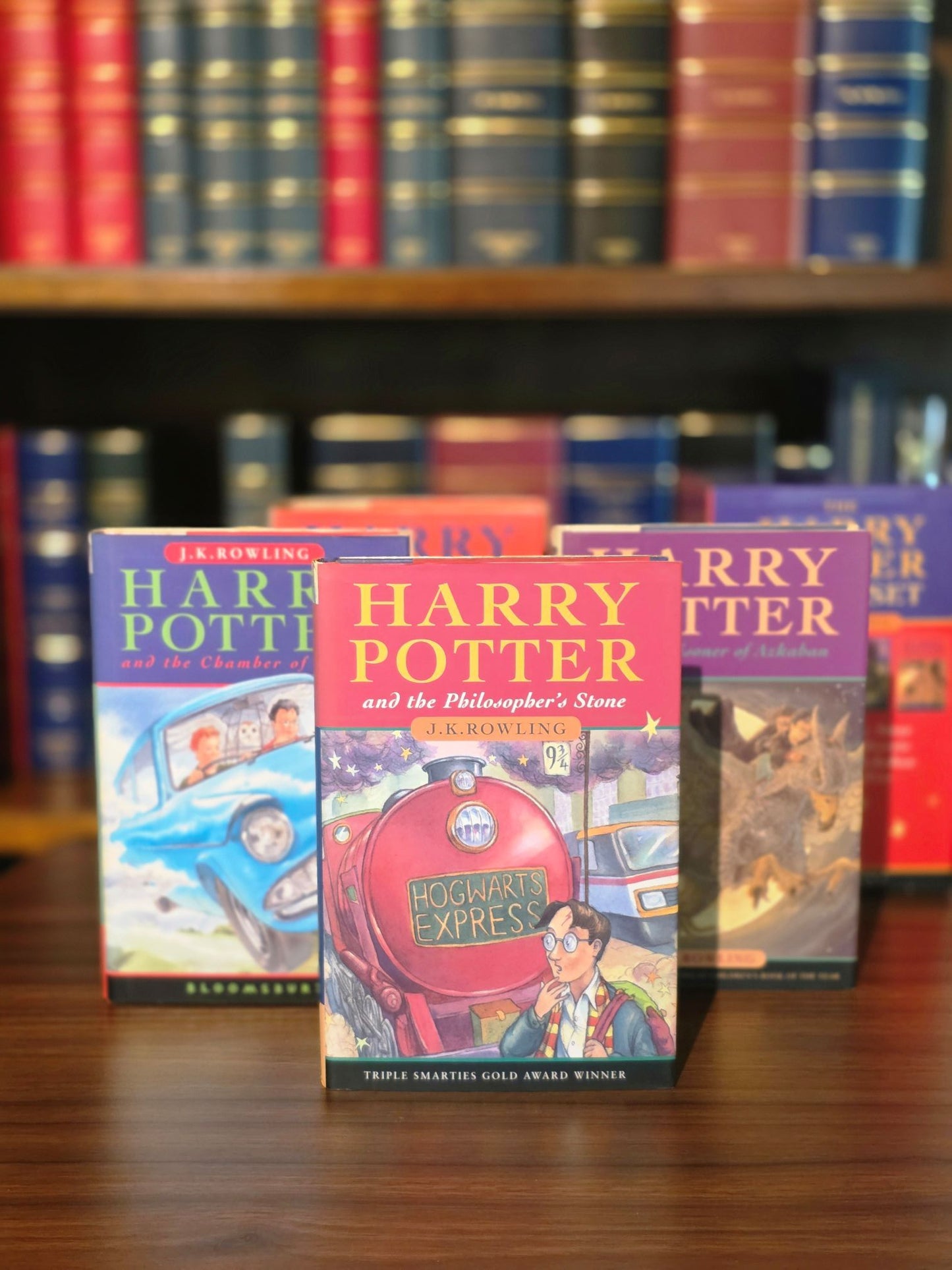 The Harry Potter collection, books 1–4 with original Bloomsbury 'It’s Magic!' slipcase
