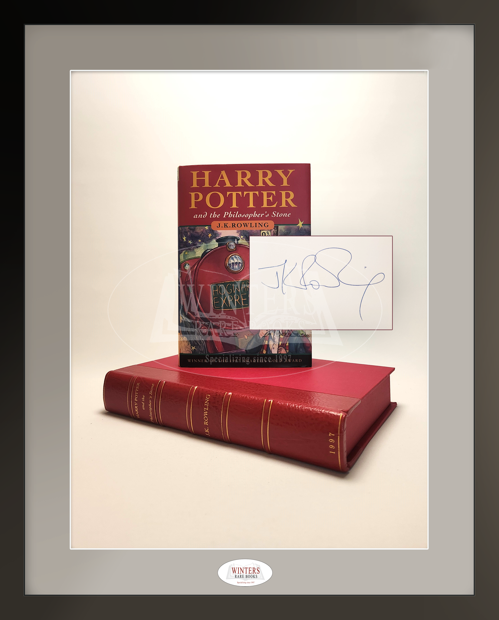 Harry Potter and the Philosopher's Stone Signed Fourth Printing