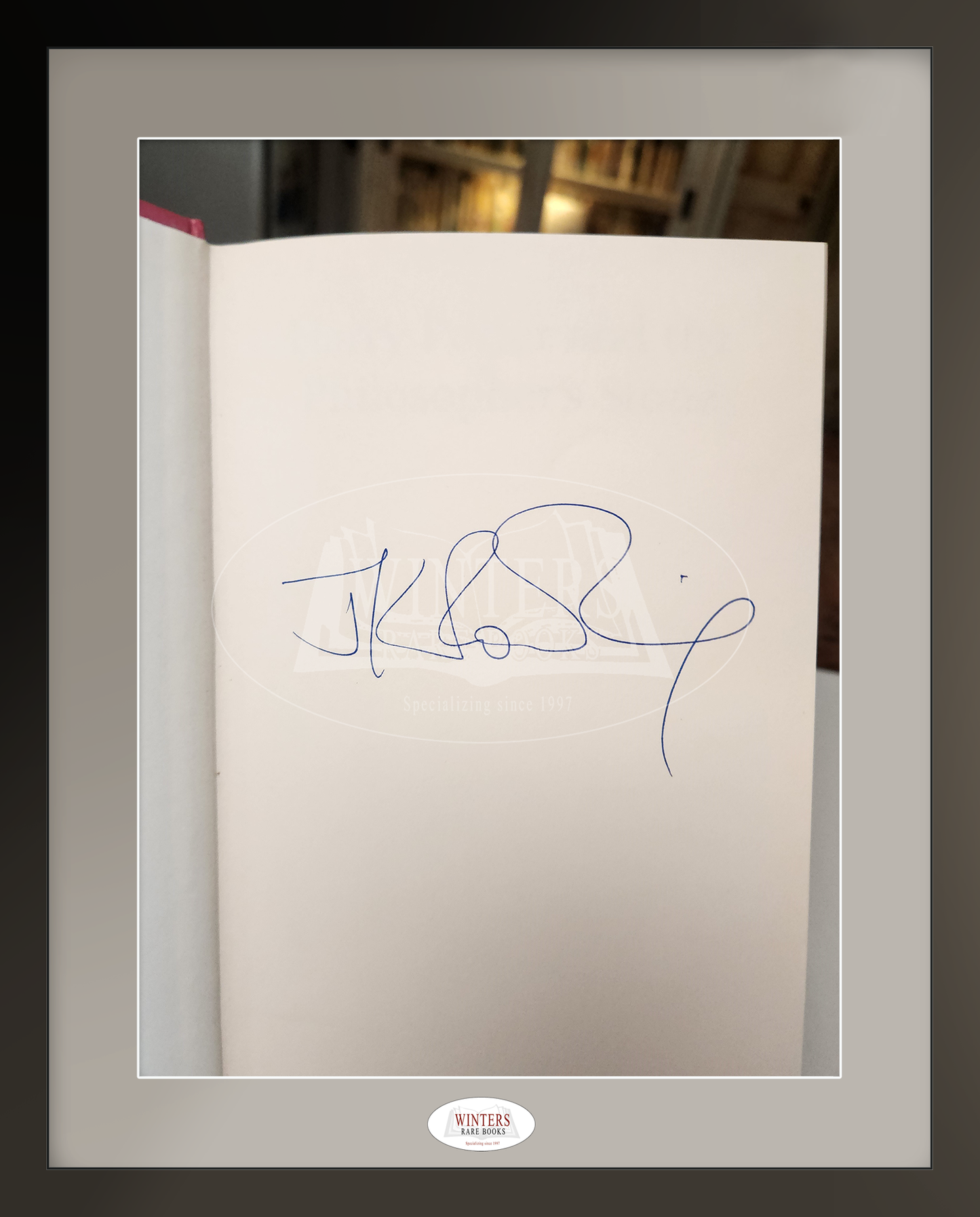 Harry Potter and the Philosopher's Stone Signed Fourth Printing