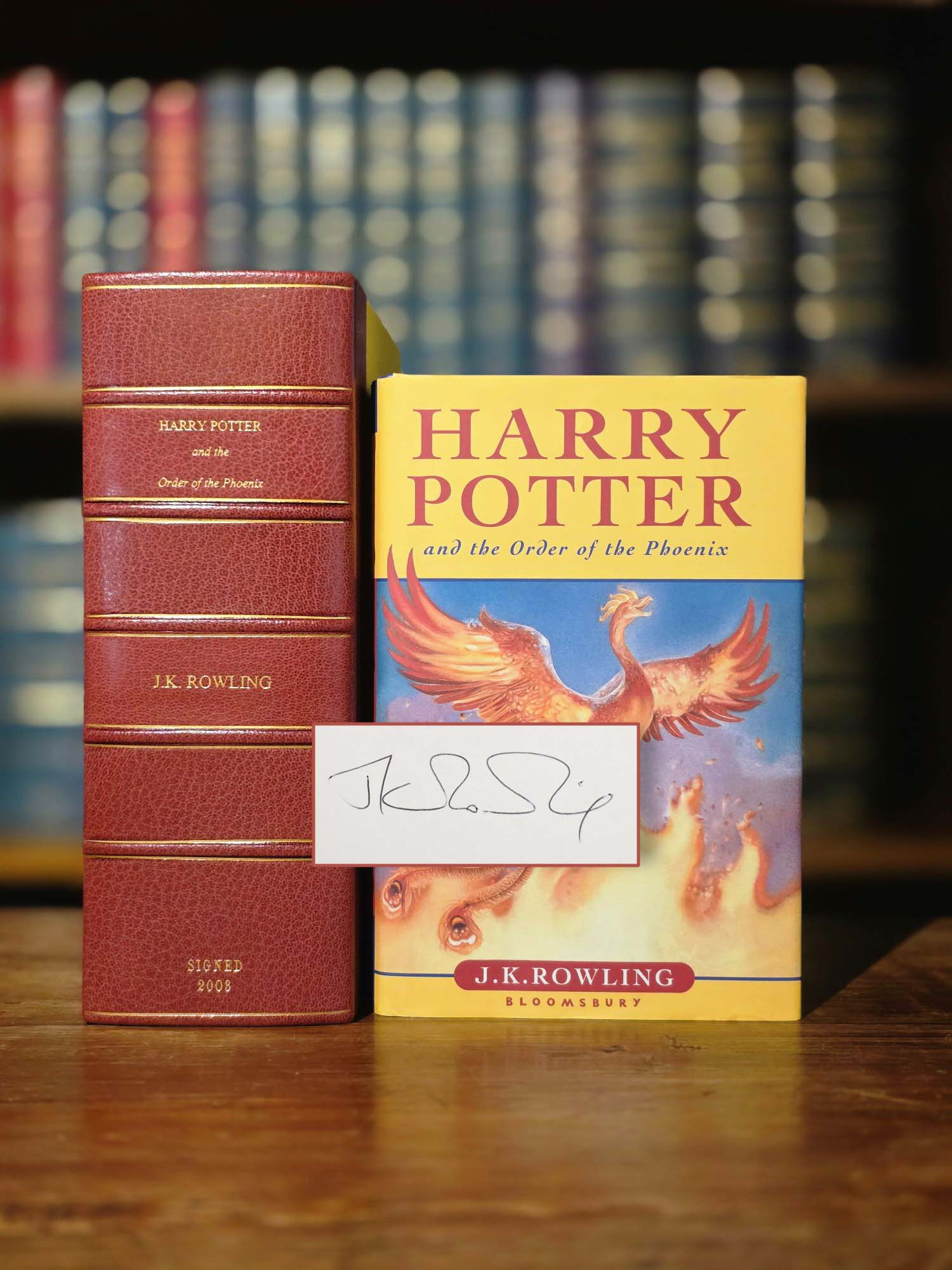 Harry Potter and the Order of the Phoenix – Signed first edition