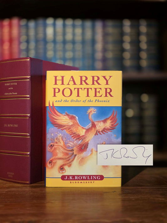 Harry Potter and the Order of the Phoenix - Scarce signed first edition, first printing