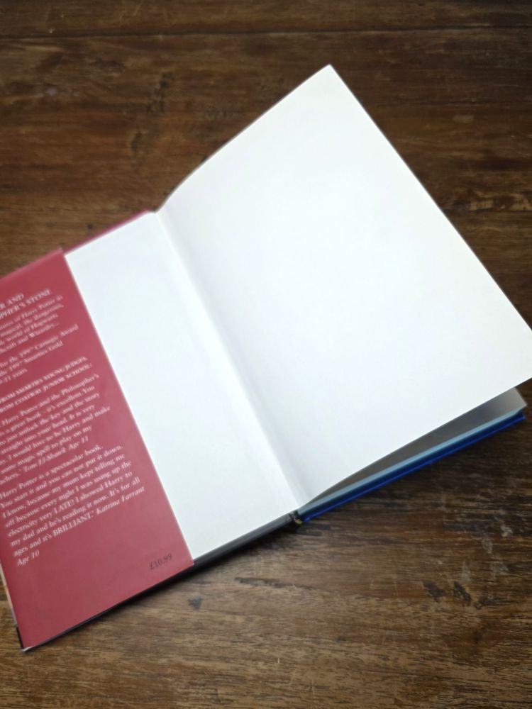 Harry Potter and the Philosopher's Stone, first Hardback edition, third printing