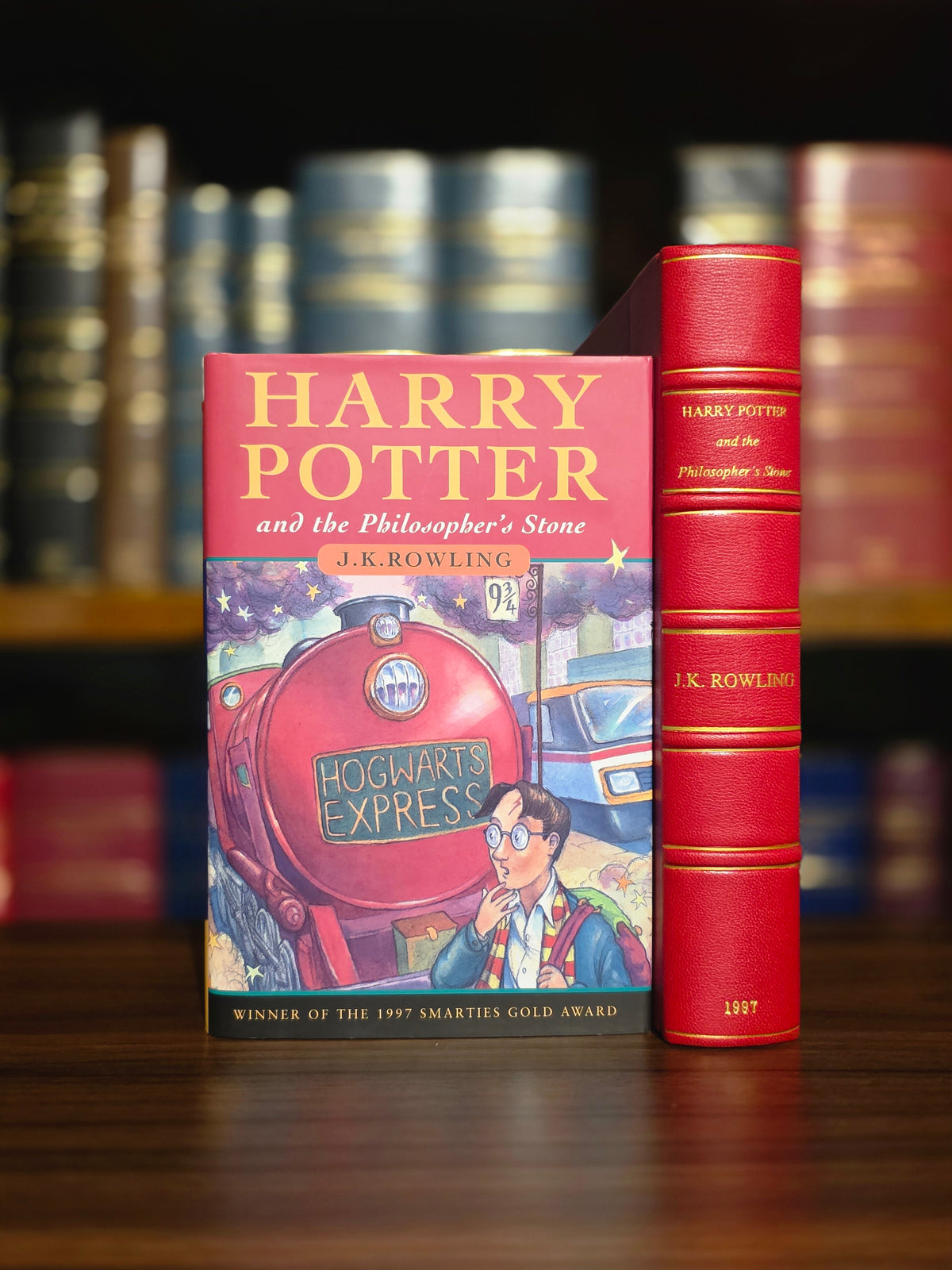 Harry Potter and the Philosopher's Stone – First UK edition, fourth hardback printing with clamshell box