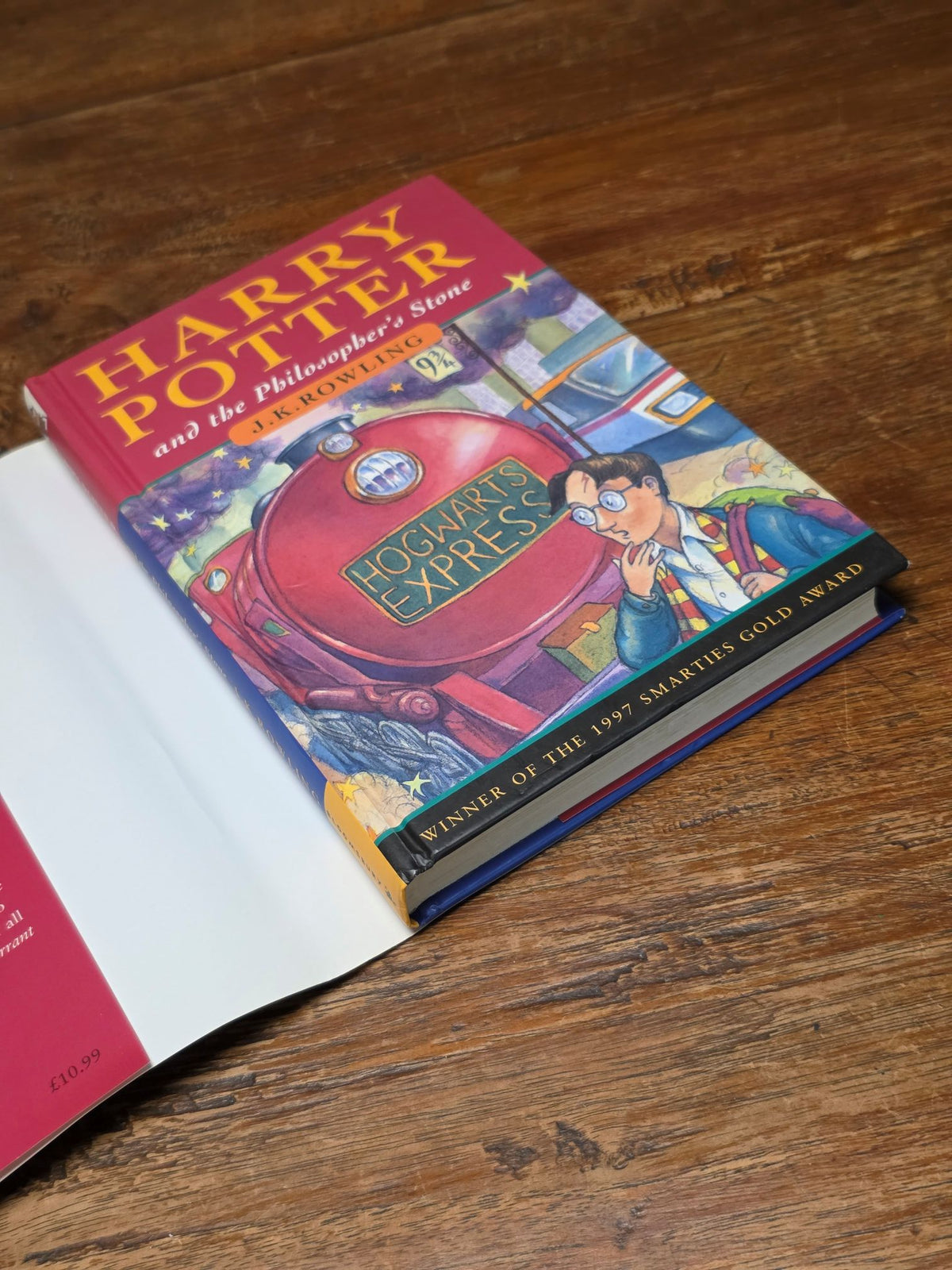 Harry Potter and the Philosopher's Stone – First UK edition, fourth hardback printing