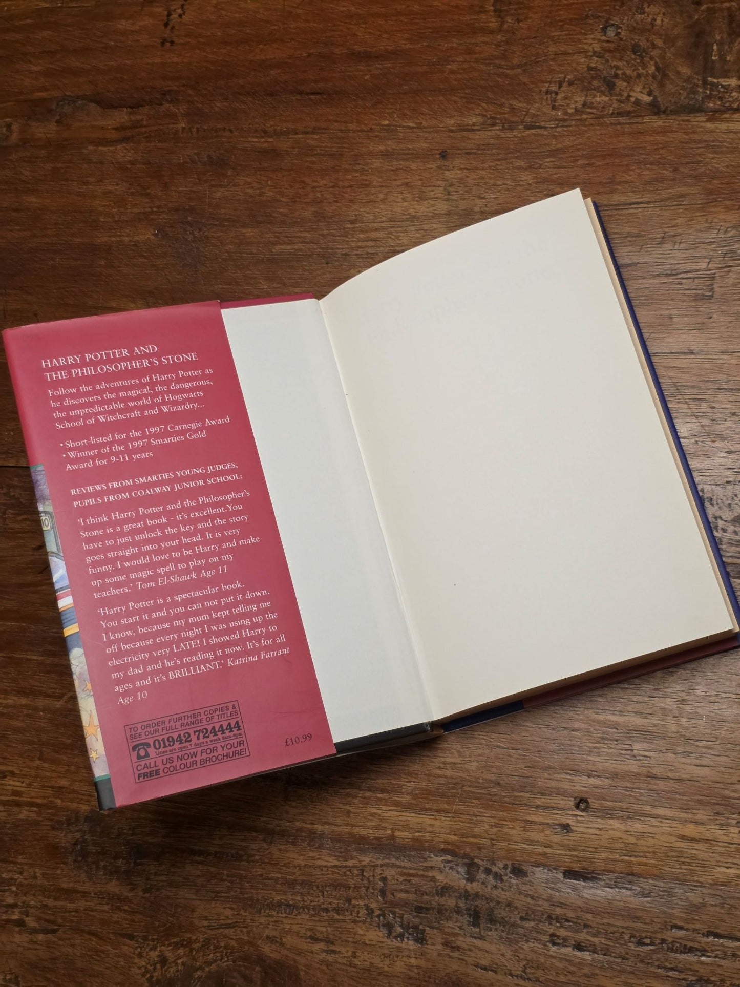 Harry Potter and the Philosopher's Stone Ted Smart Edition – First Edition, First Printing