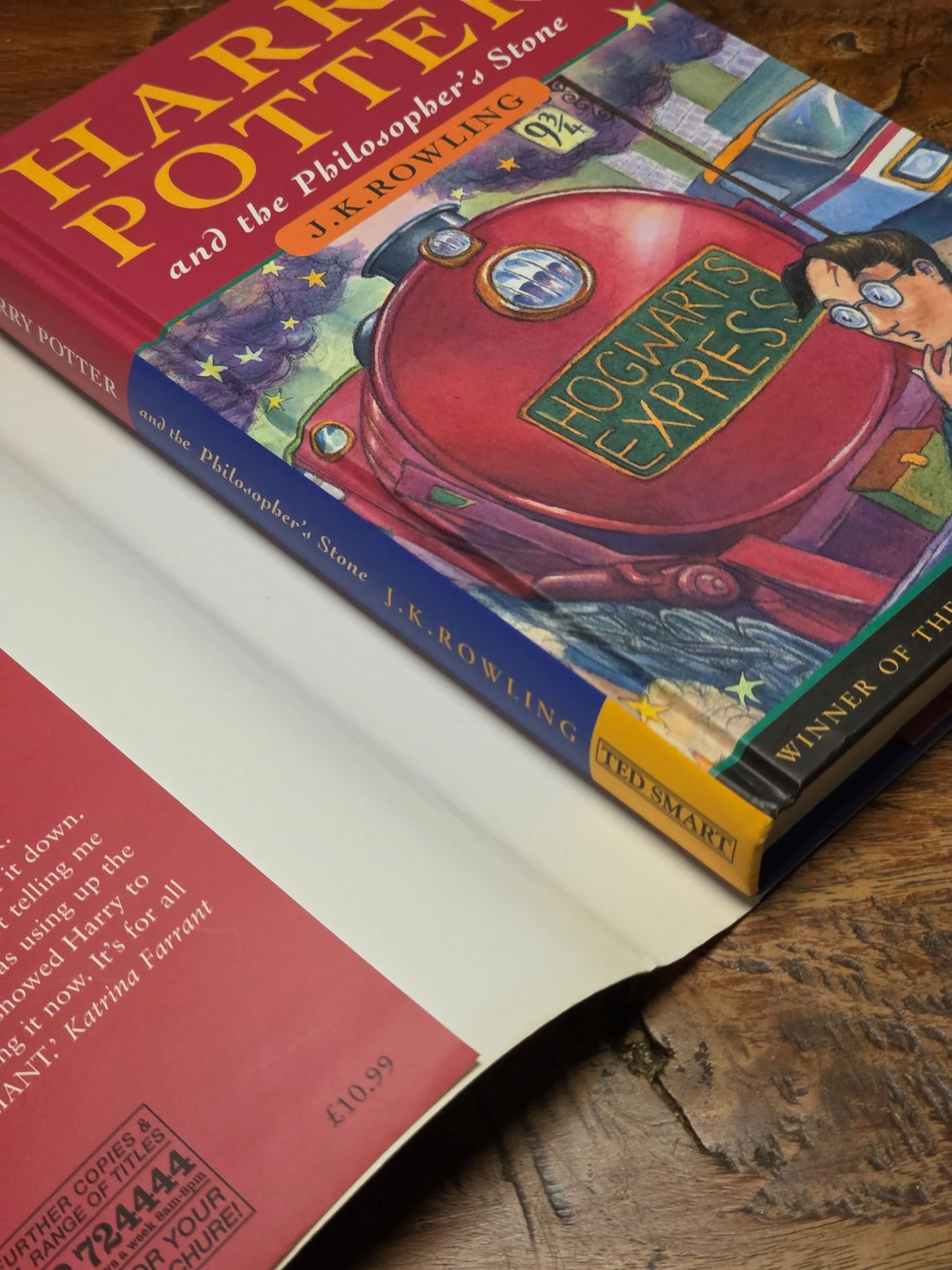Harry Potter and the Philosopher's Stone Ted Smart Edition – First Edition, First Printing