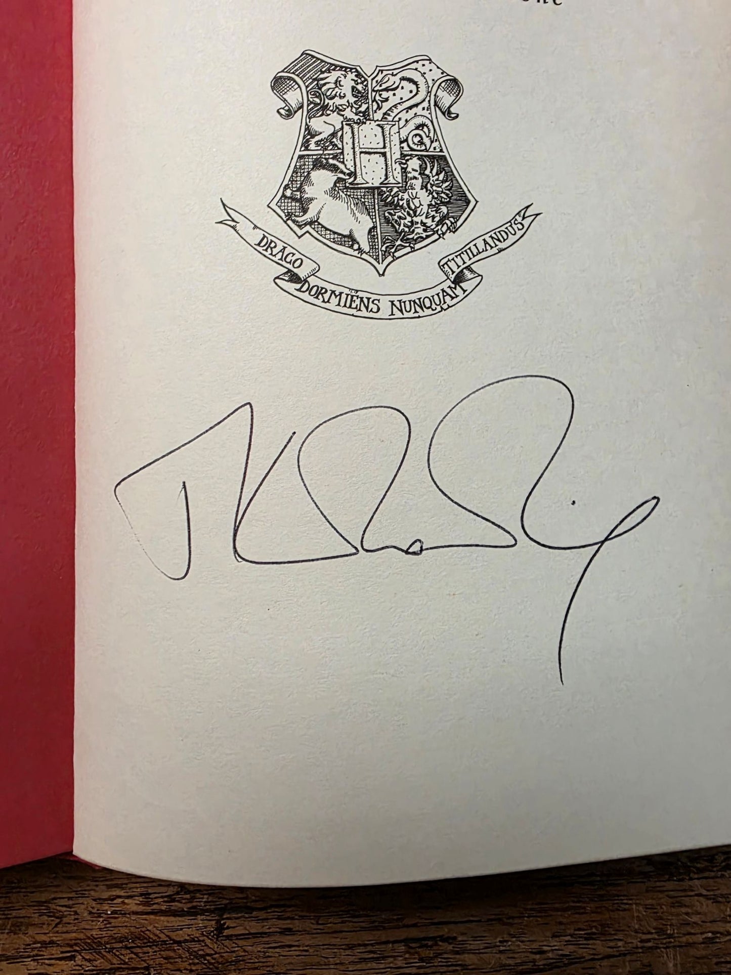 Harry Potter and the Philosopher’s Stone - Deluxe edition, first printing, signed