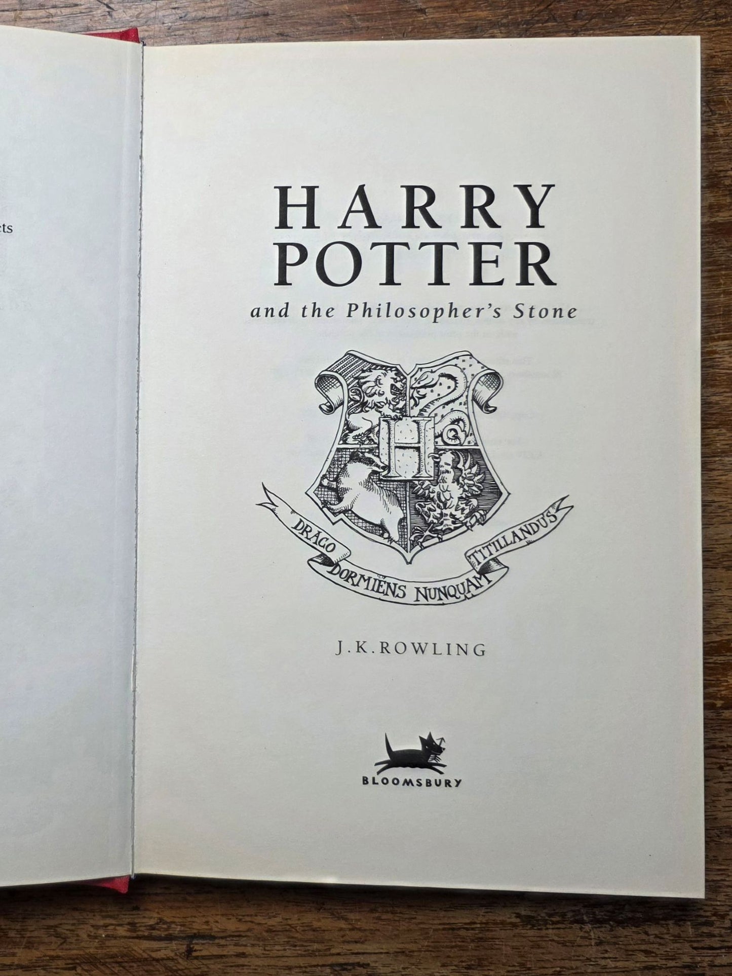 Harry Potter and the Philosopher’s Stone - Deluxe edition, first printing, signed