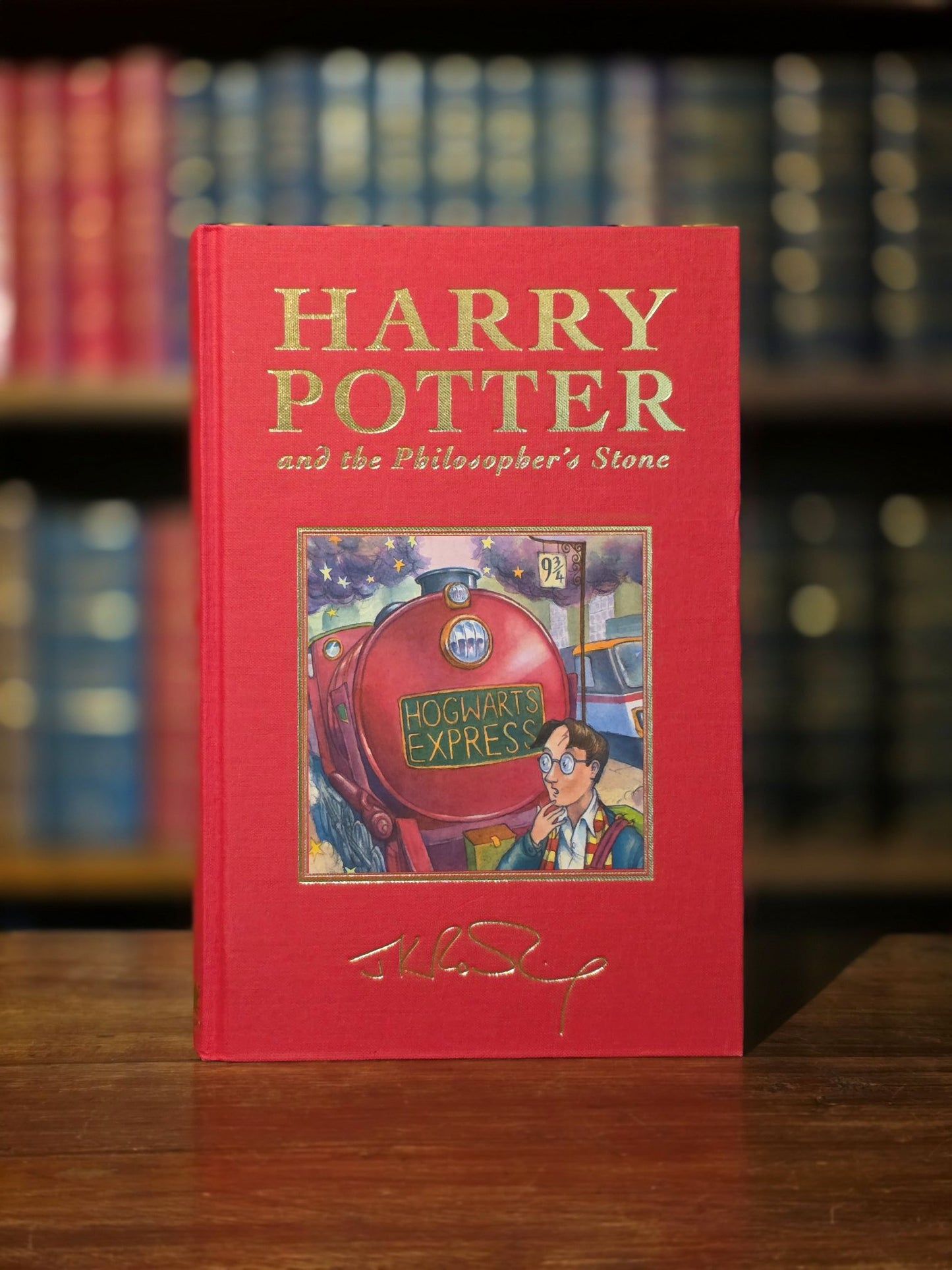 Harry Potter and the Philosopher’s Stone - Deluxe edition, first printing, signed