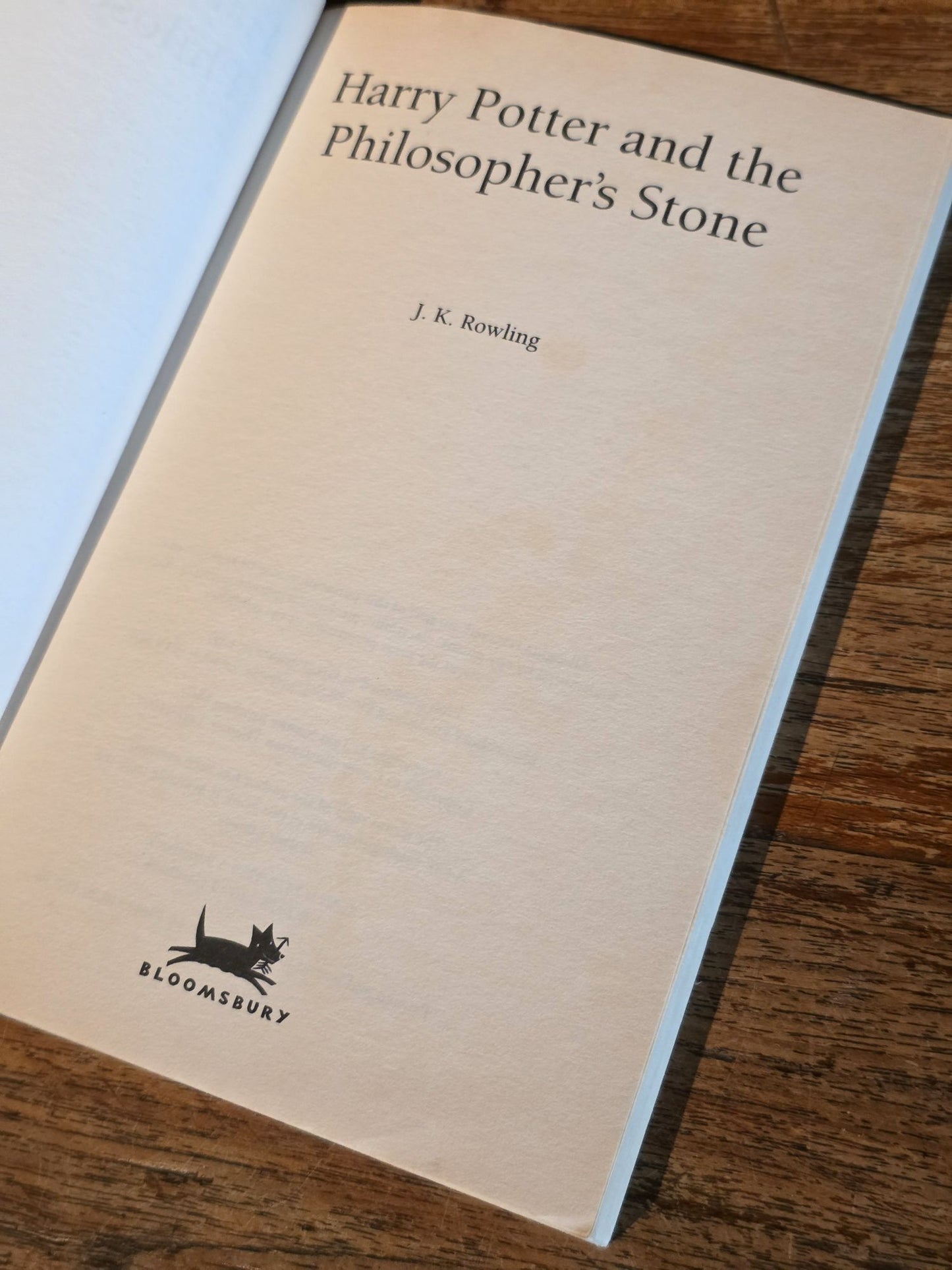 Harry Potter and the Philosopher’s Stone – first edition, 8th printing
