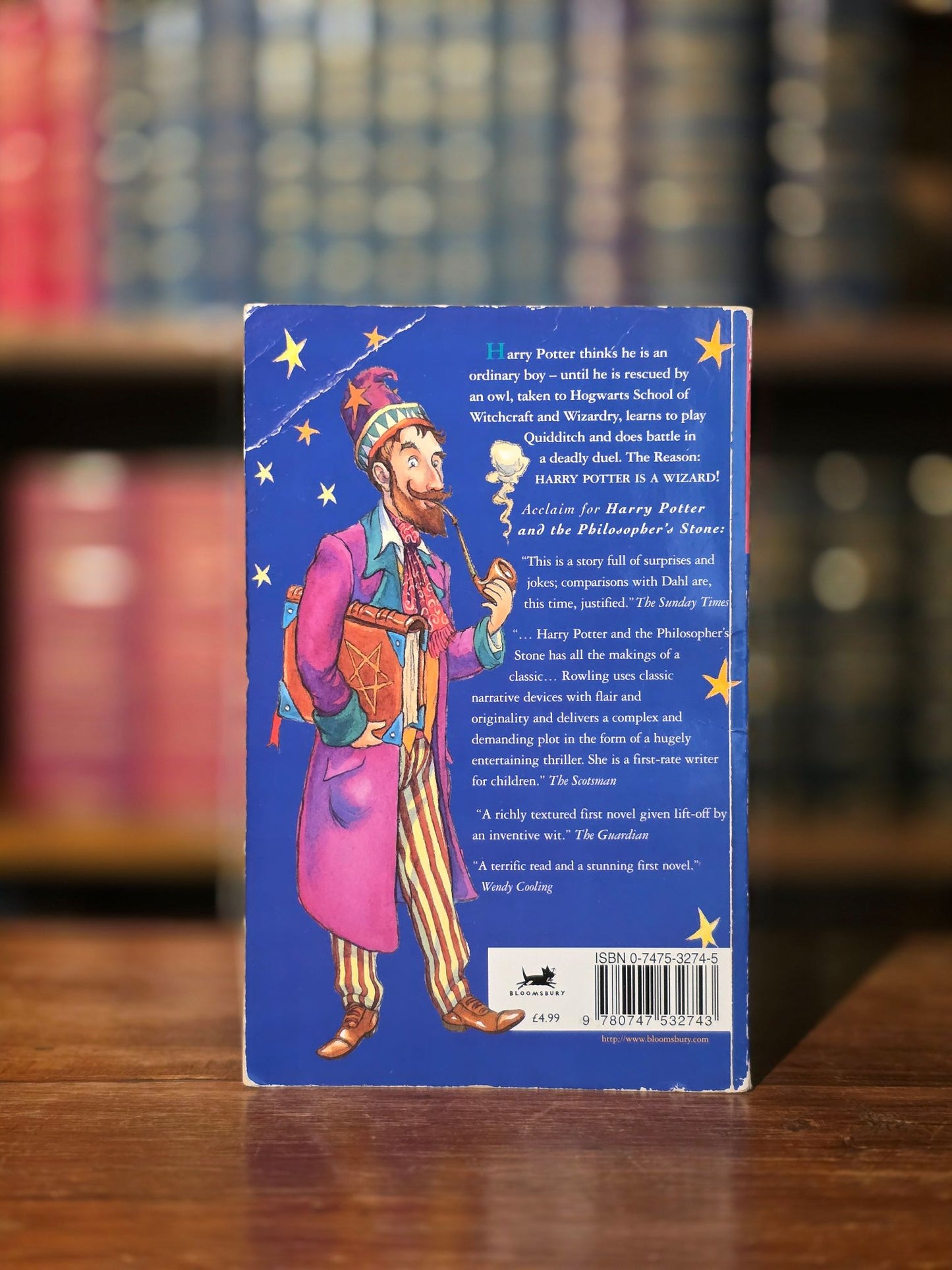 Harry Potter and the Philosopher’s Stone –  scarce 8th UK softcover Printing