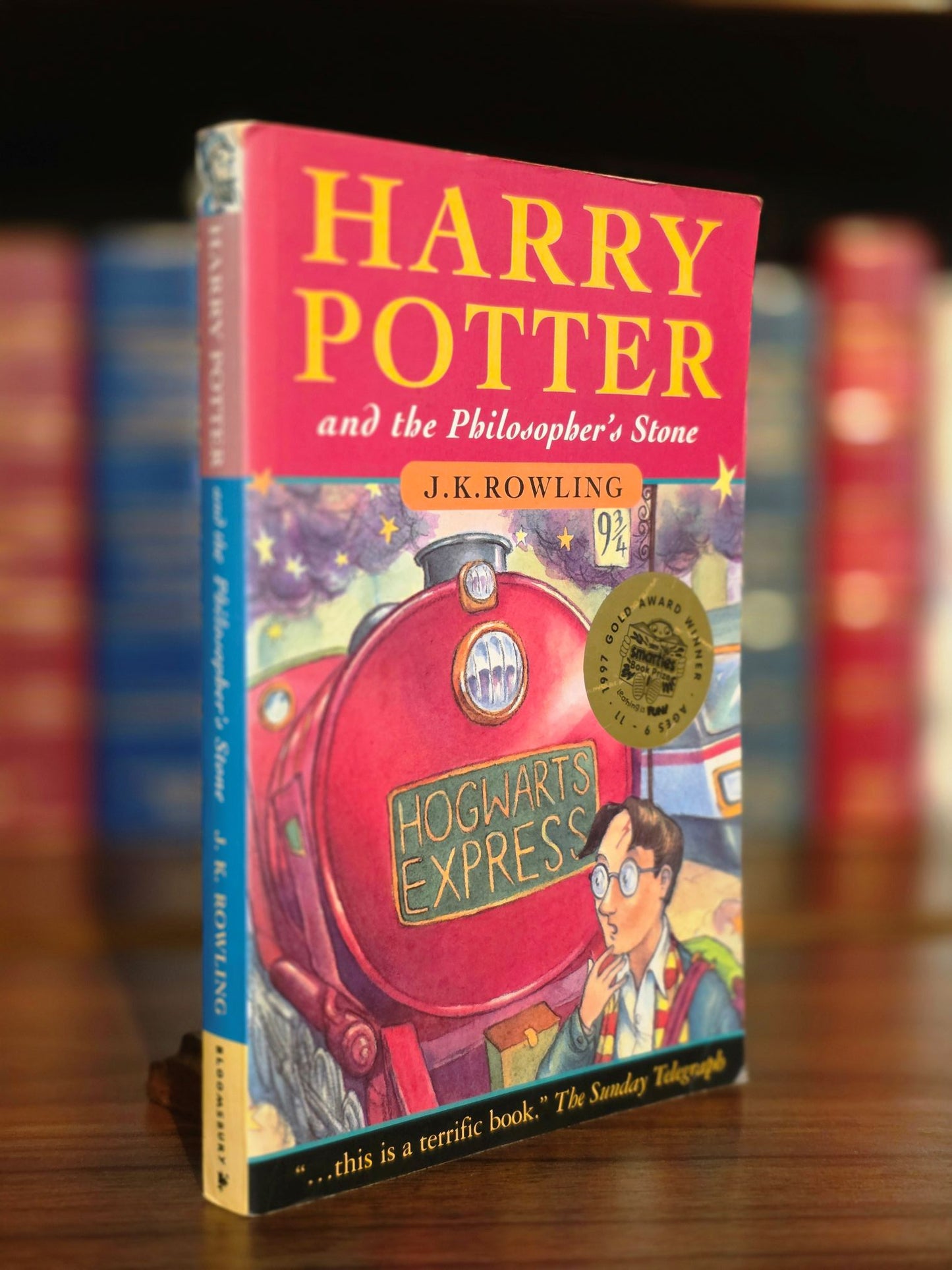Harry Potter and the Philosopher's Stone - Signed 23rd printing with returned double '1 Wand' error