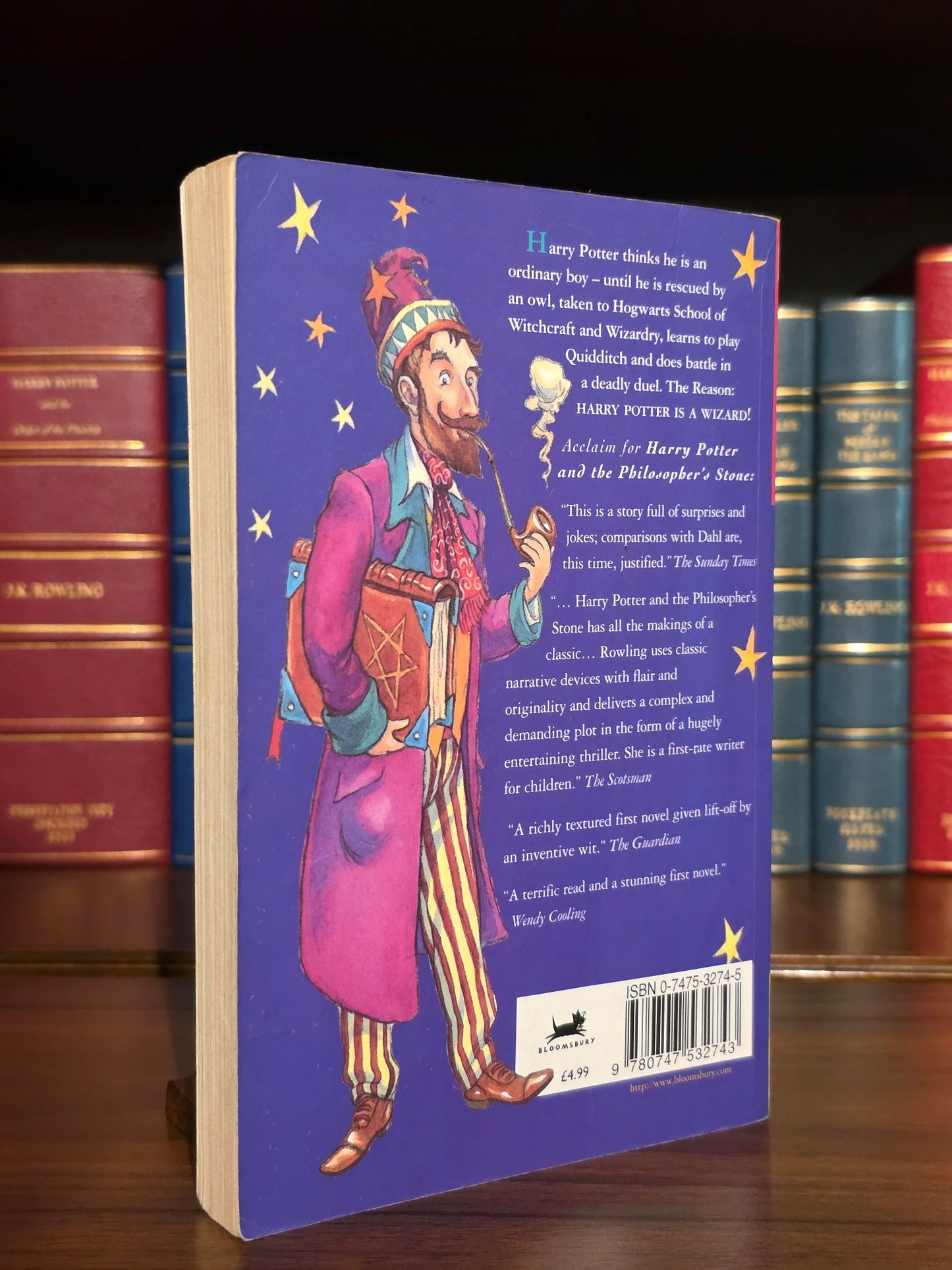Harry Potter and the Philosopher's Stone - Signed 23rd printing with returned double '1 Wand' error