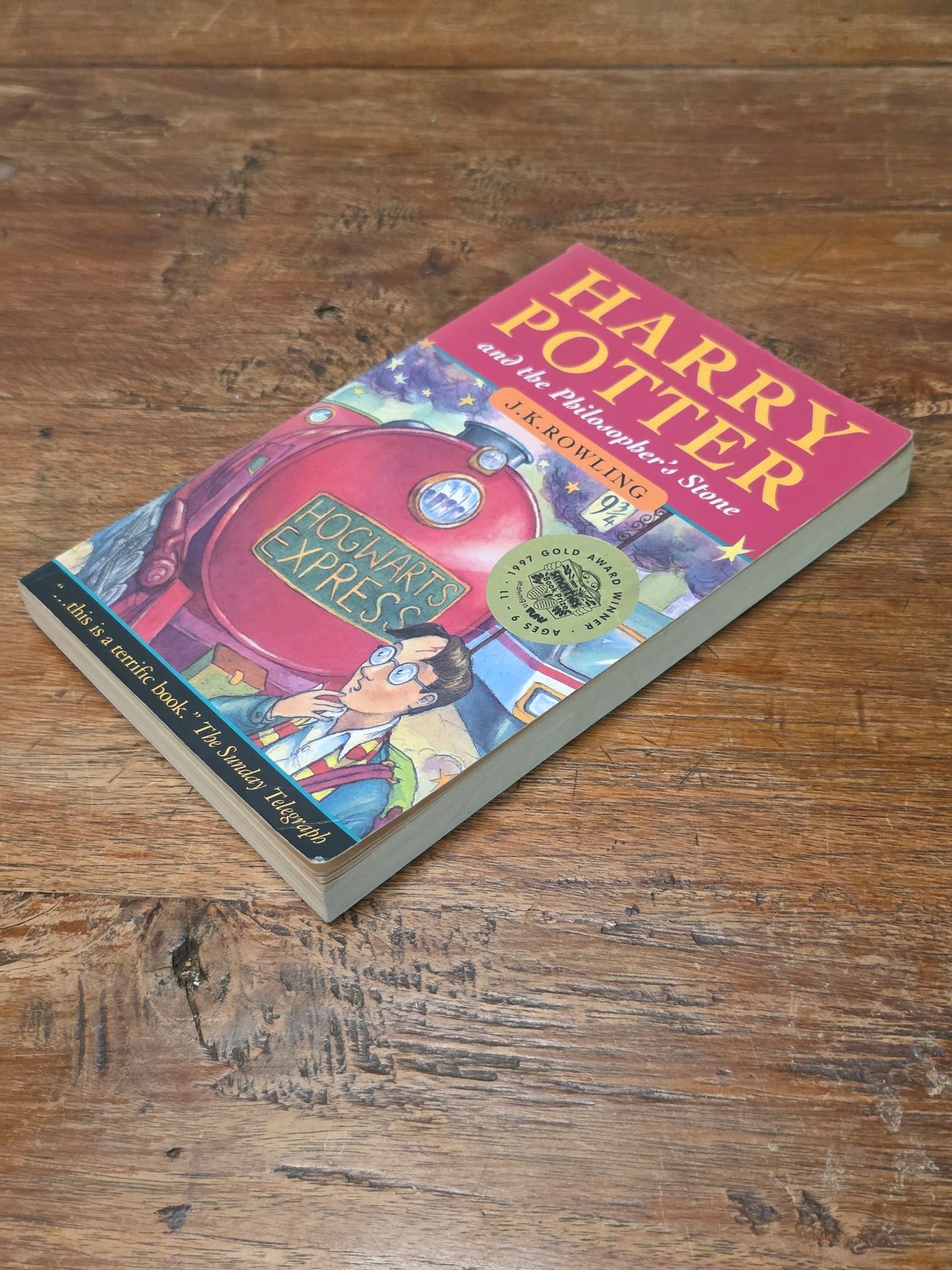 Harry Potter and the Philosopher's Stone - Signed 23rd printing with returned double '1 Wand' error