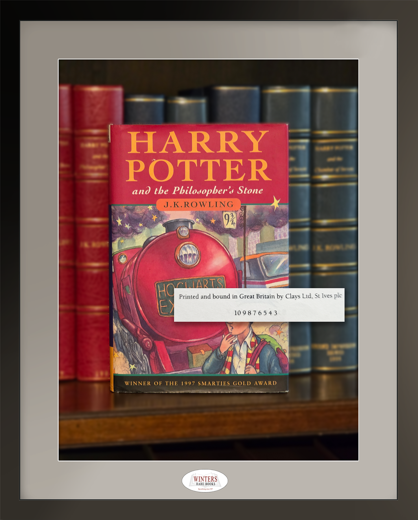 Harry Potter and the Philosopher’s Stone, first Hardback edition, third printing