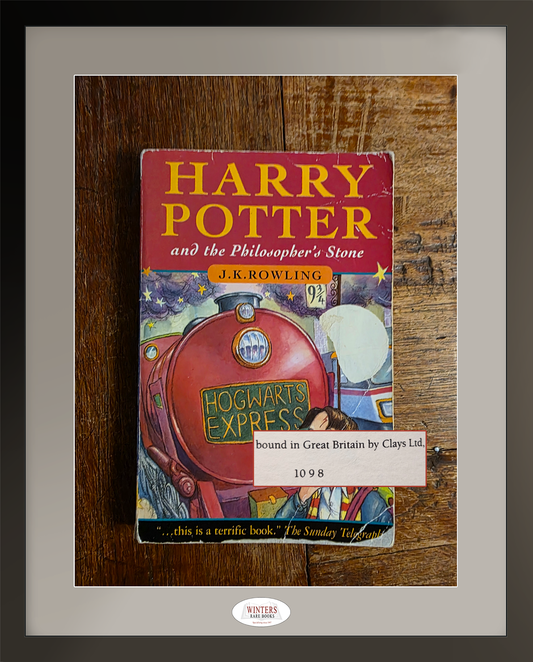 8th printing Harry Potter and the Philosopher's Stone