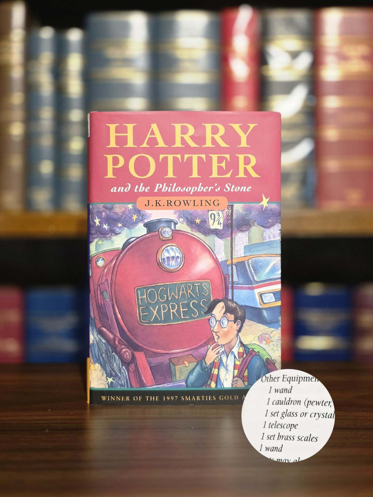 Harry Potter and the Philosopher's Stone -  First UK edition, 9th hardback printing with rare double ‘1 Wand’ error
