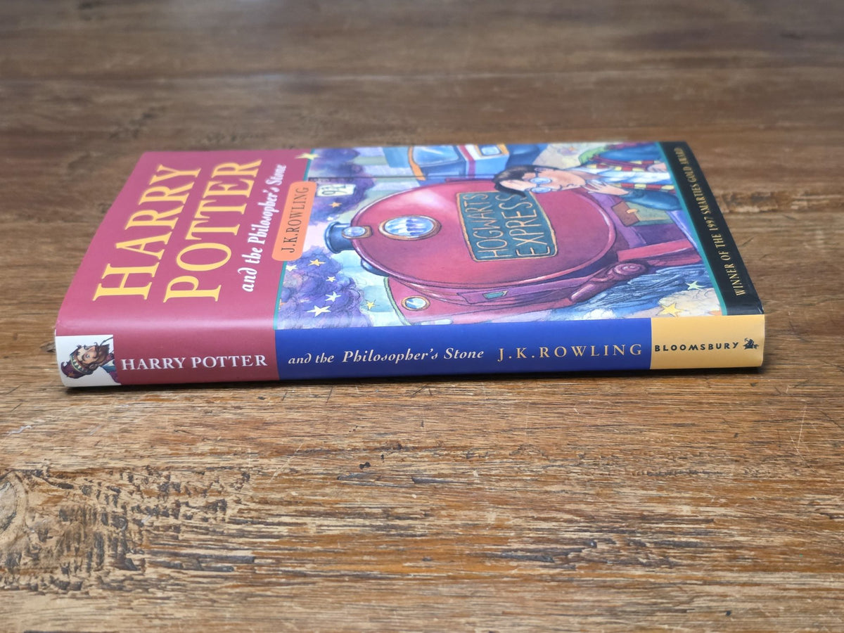 Harry Potter and the Philosopher's Stone -  First UK edition, 9th hardback printing with rare double ‘1 Wand’ error
