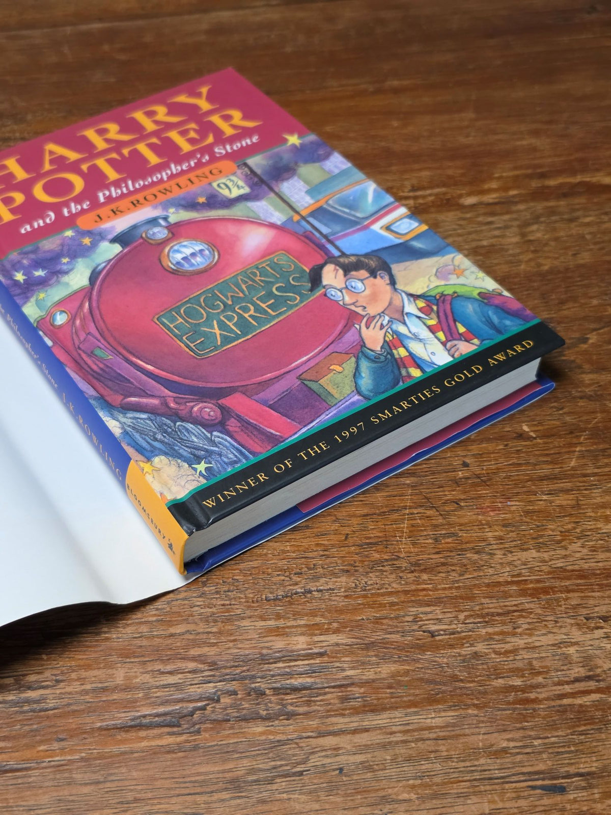 Harry Potter and the Philosopher's Stone -  First UK edition, 9th hardback printing with rare double ‘1 Wand’ error