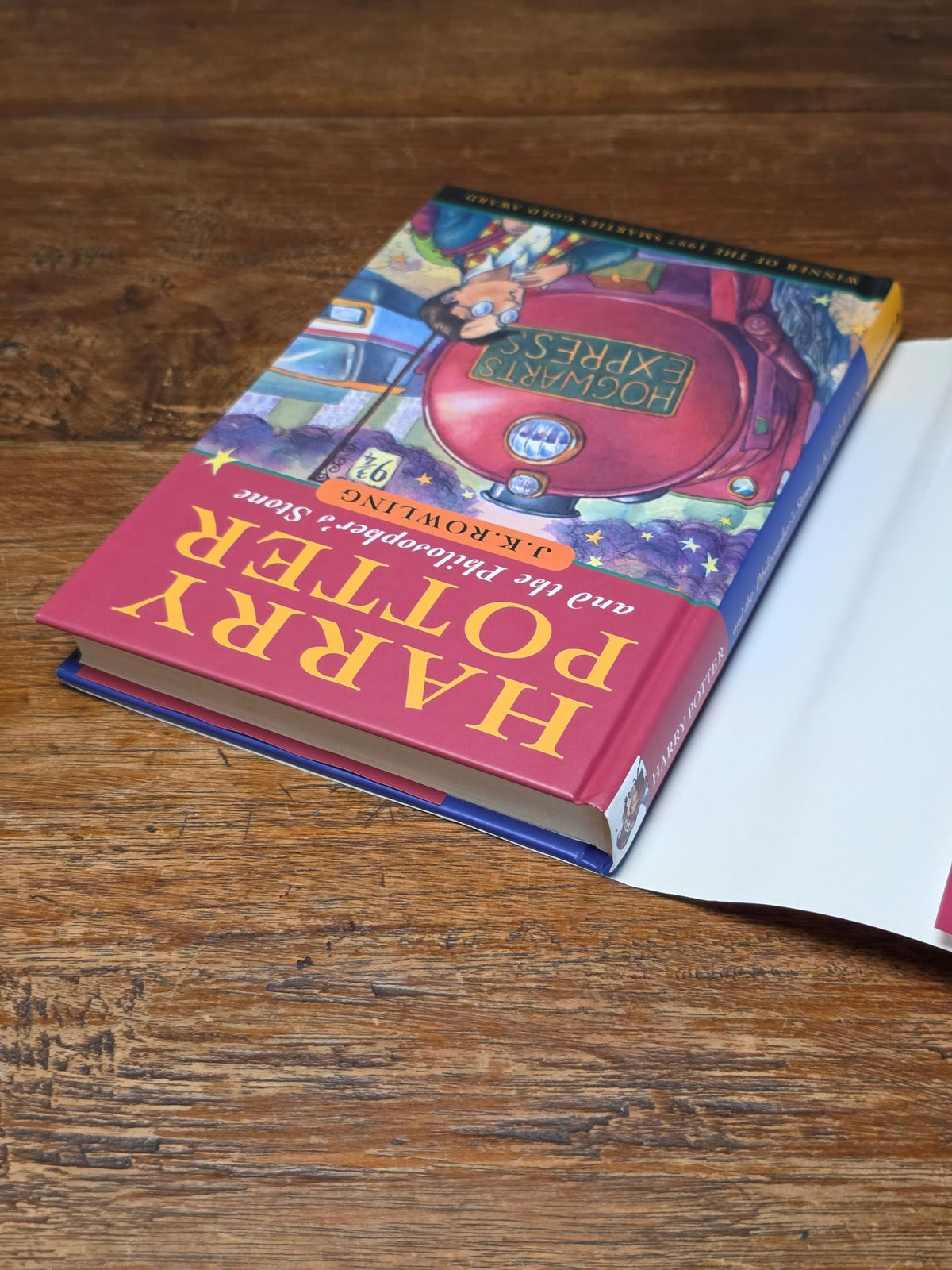 Harry Potter and the Philosopher's Stone -  First UK edition, 9th hardback printing with rare double ‘1 Wand’ error