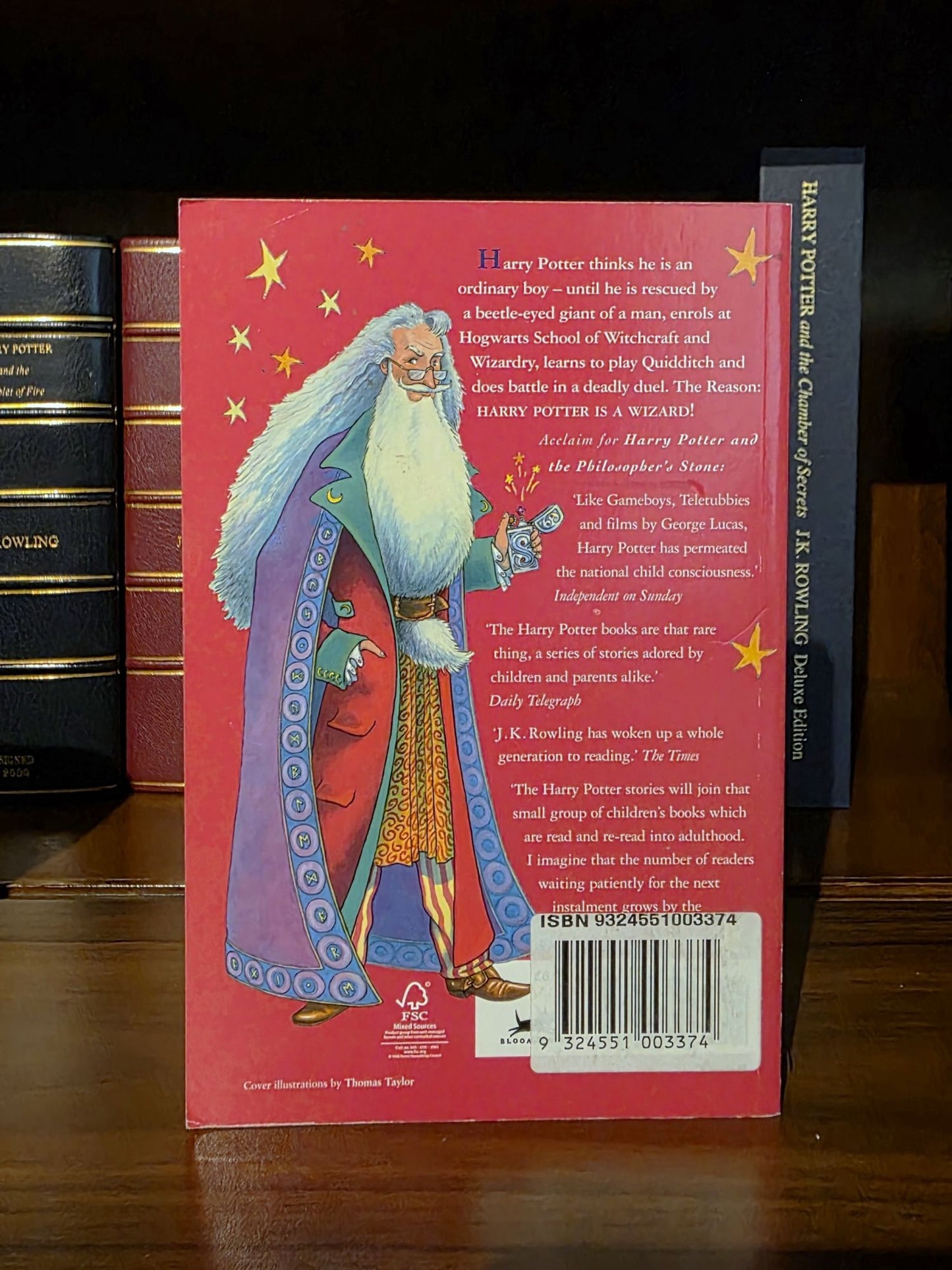 Harry Potter and the Philosopher's Stone - signed Black Saturday bushfire relief copy