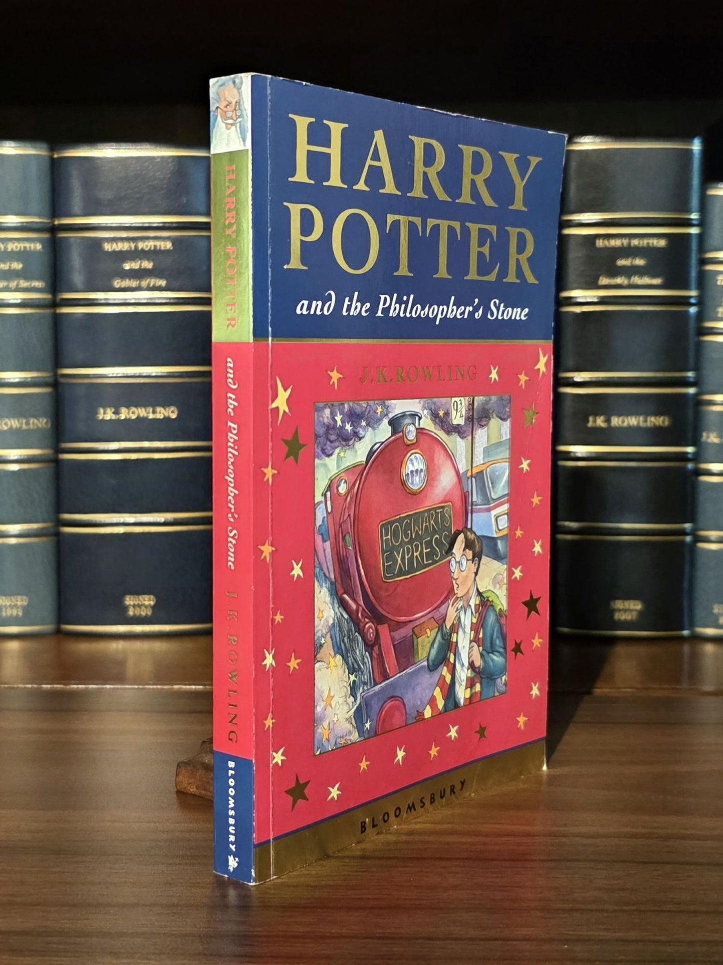Harry Potter and the Philosopher's Stone - signed Black Saturday bushfire relief copy