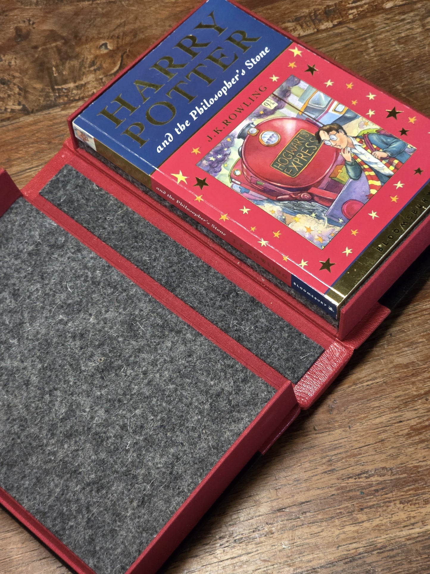 Harry Potter and the Philosopher's Stone - signed Black Saturday bushfire relief copy