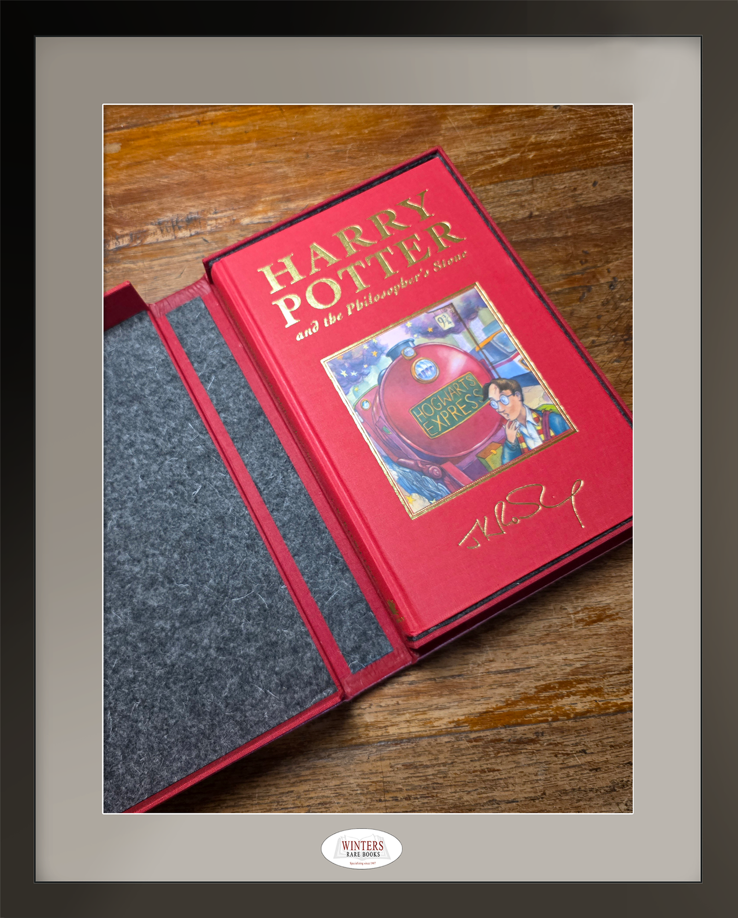 Harry Potter and the Philosopher’s Stone - Deluxe edition, first printing, signed