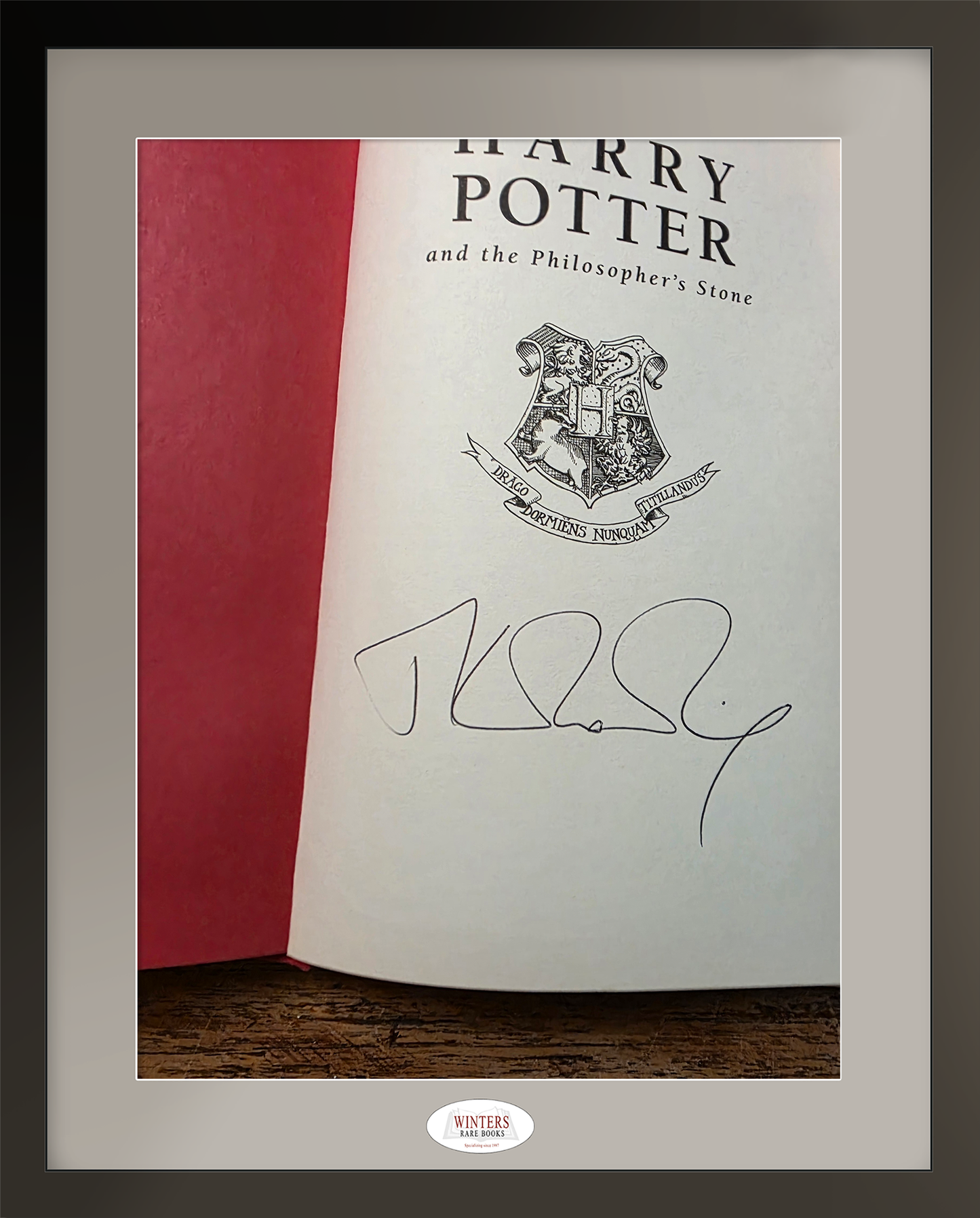 Harry Potter and the Philosopher’s Stone - Deluxe edition, first printing, signed