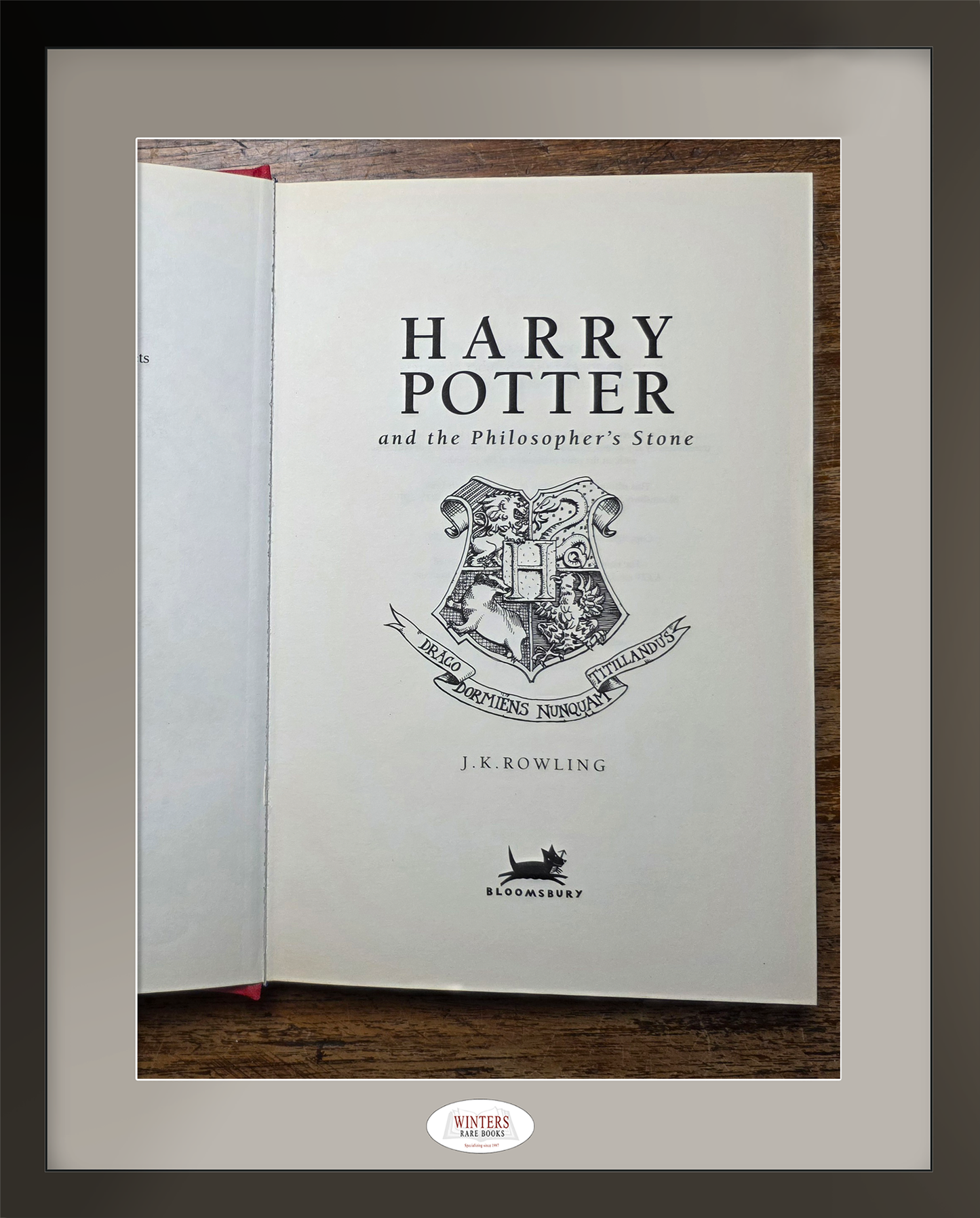 Harry Potter and the Philosopher’s Stone - Deluxe edition, first printing, signed