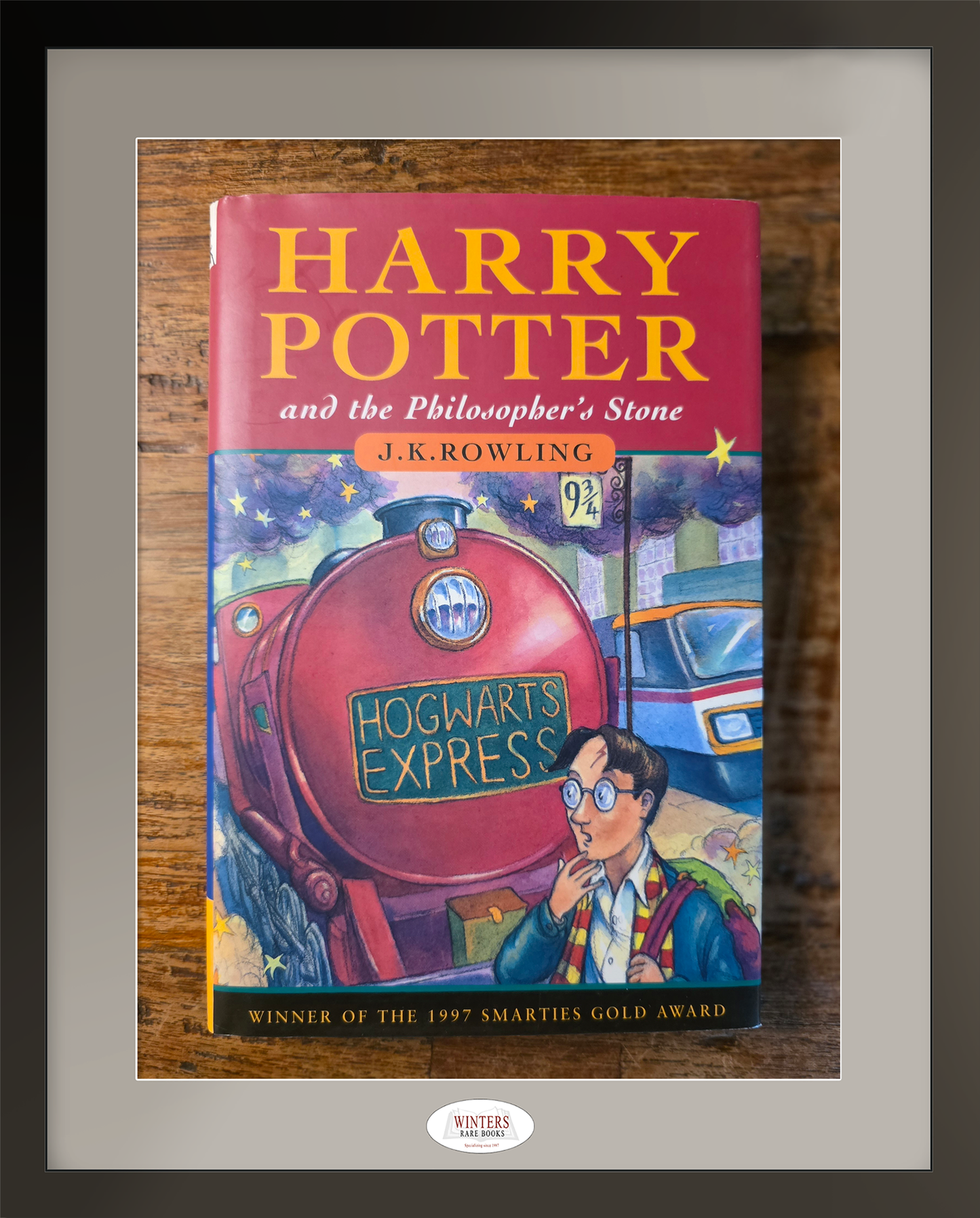 Harry Potter and the Philosopher’s Stone – Scarce First Hardcover Edition, 9th Bloomsbury Printing - 1 Wand error