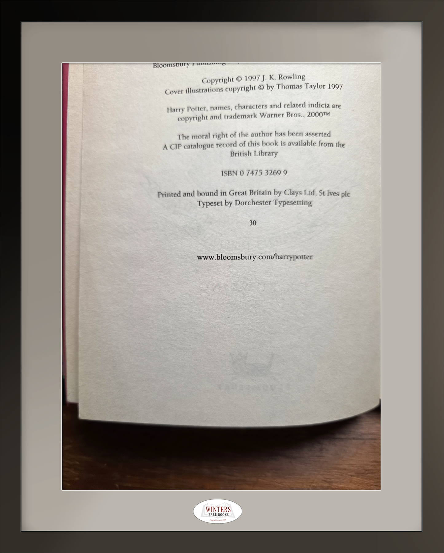 Harry Potter and the Philosopher’s Stone – Signed by the main cast