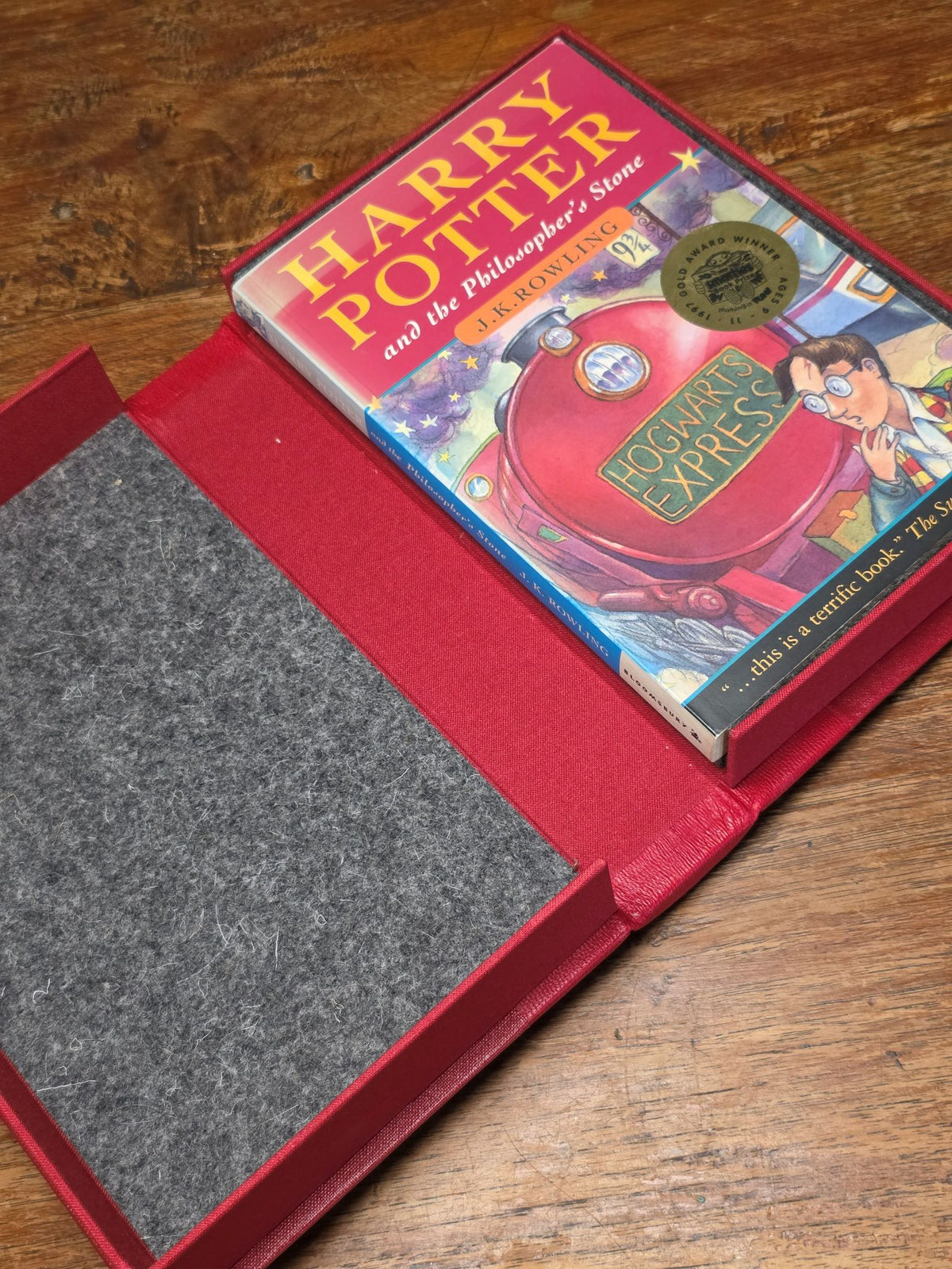 Harry Potter and the Philosopher's Stone – Signed Association Copy from Carnegie Medal Winner Robert Swindells