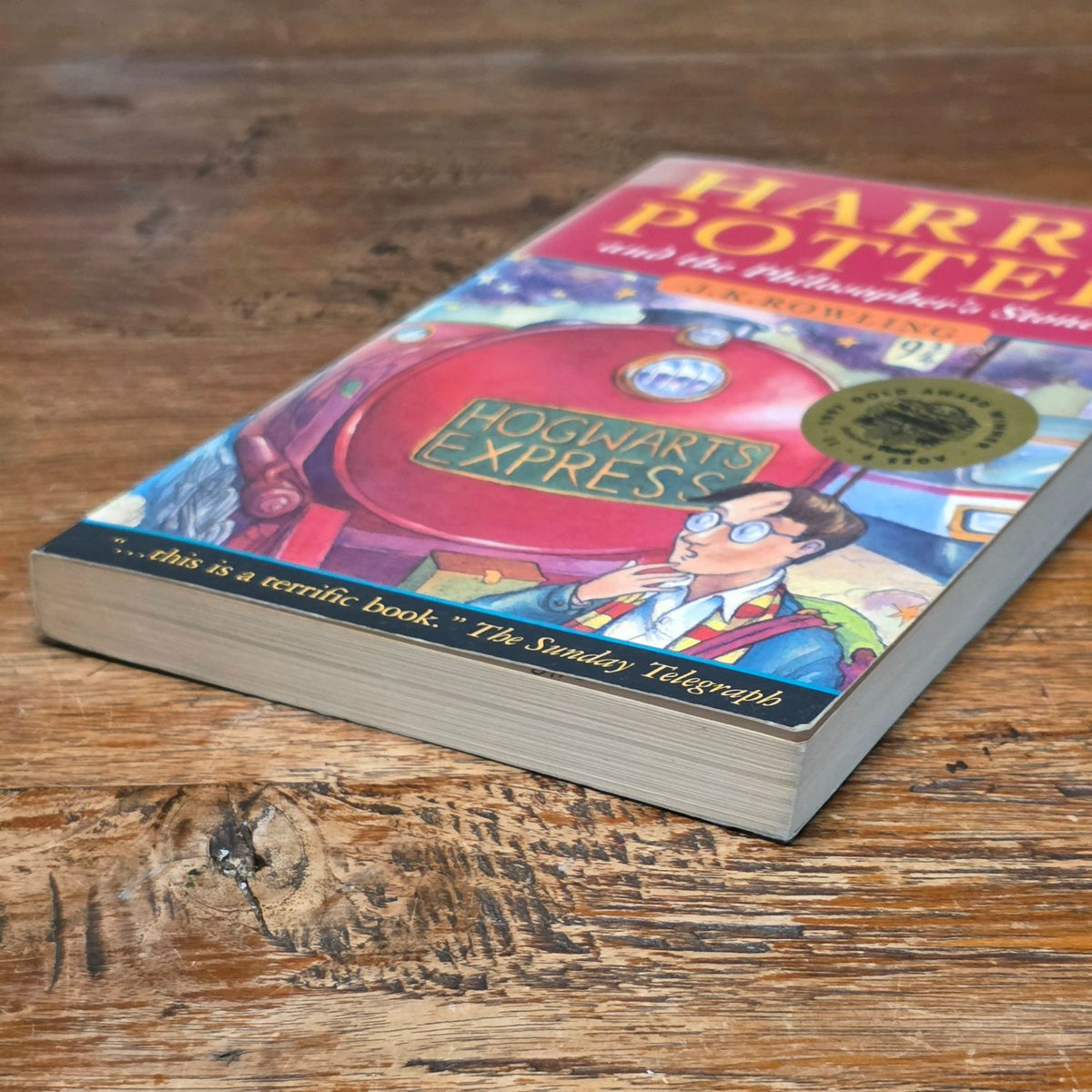 Harry Potter and the Philosopher's Stone – Signed Association Copy from Carnegie Medal Winner Robert Swindells