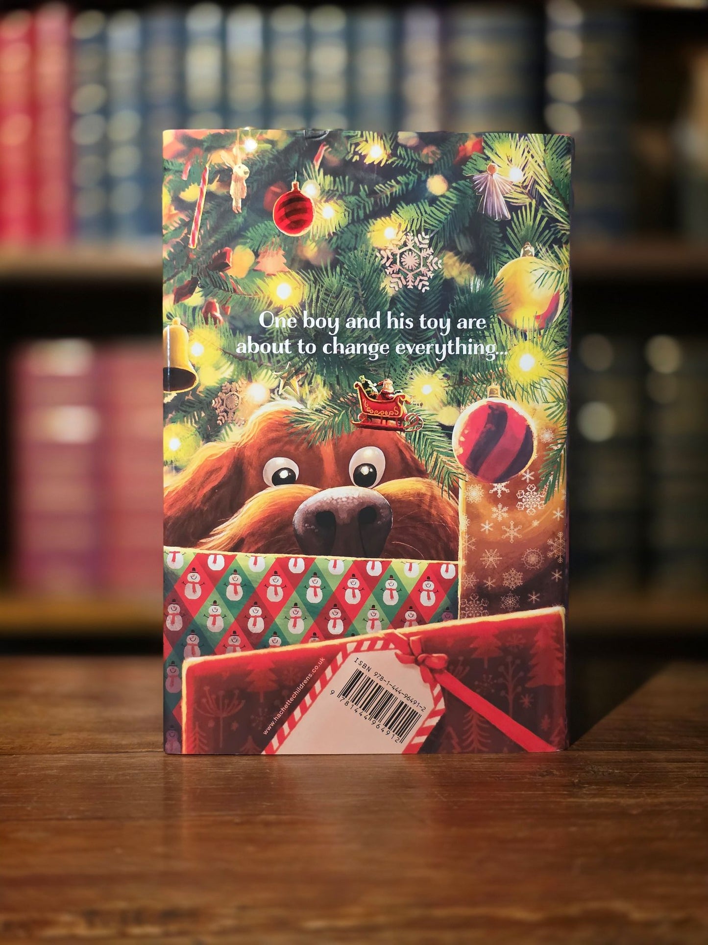 The Christmas Pig – Signed by J.K. Rowling on a special printed leaf