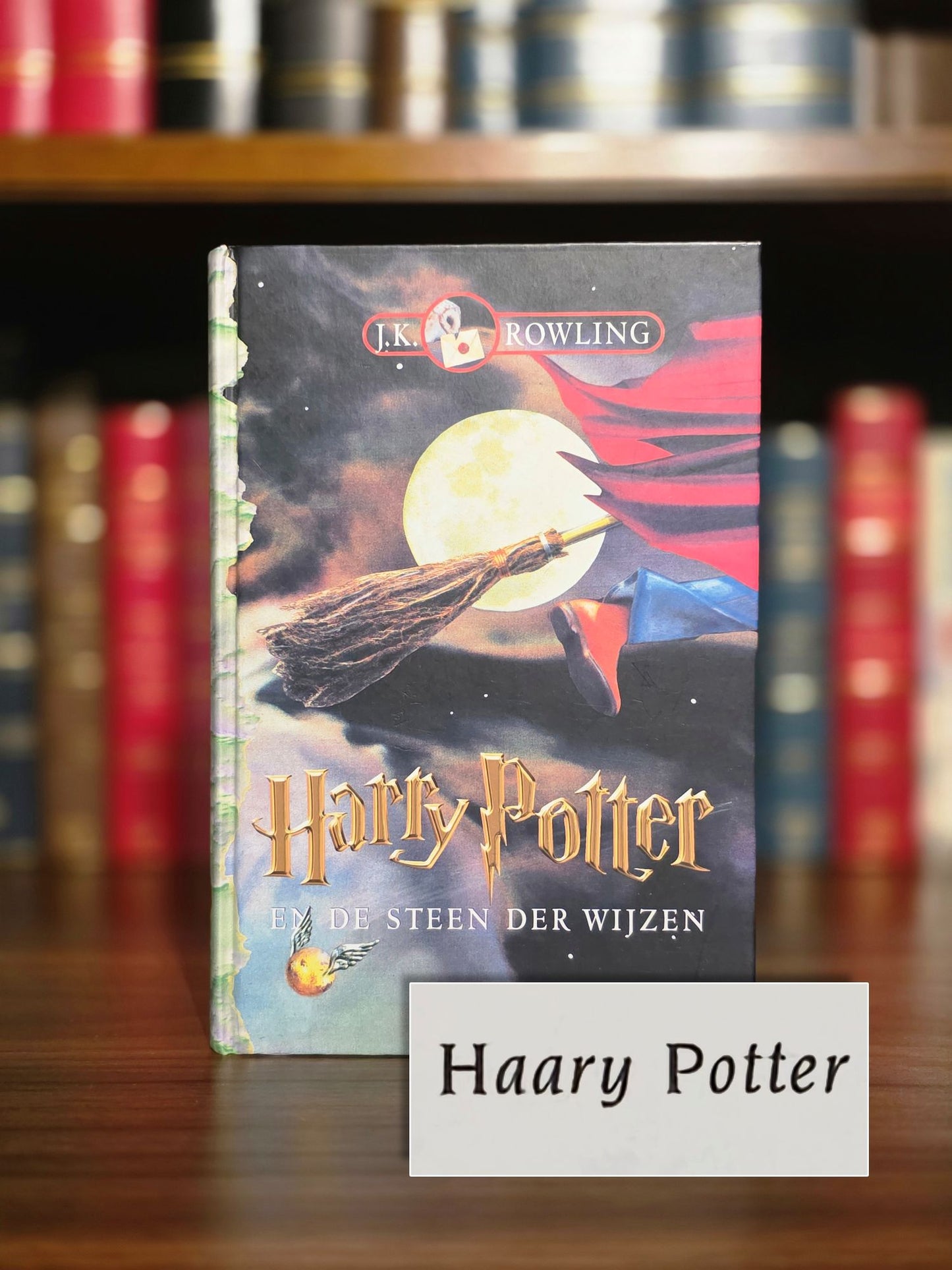 Harry Potter and the Philosopher's Stone – First Dutch Hardcover Edition, First Printing with the Rare "Haary" Error