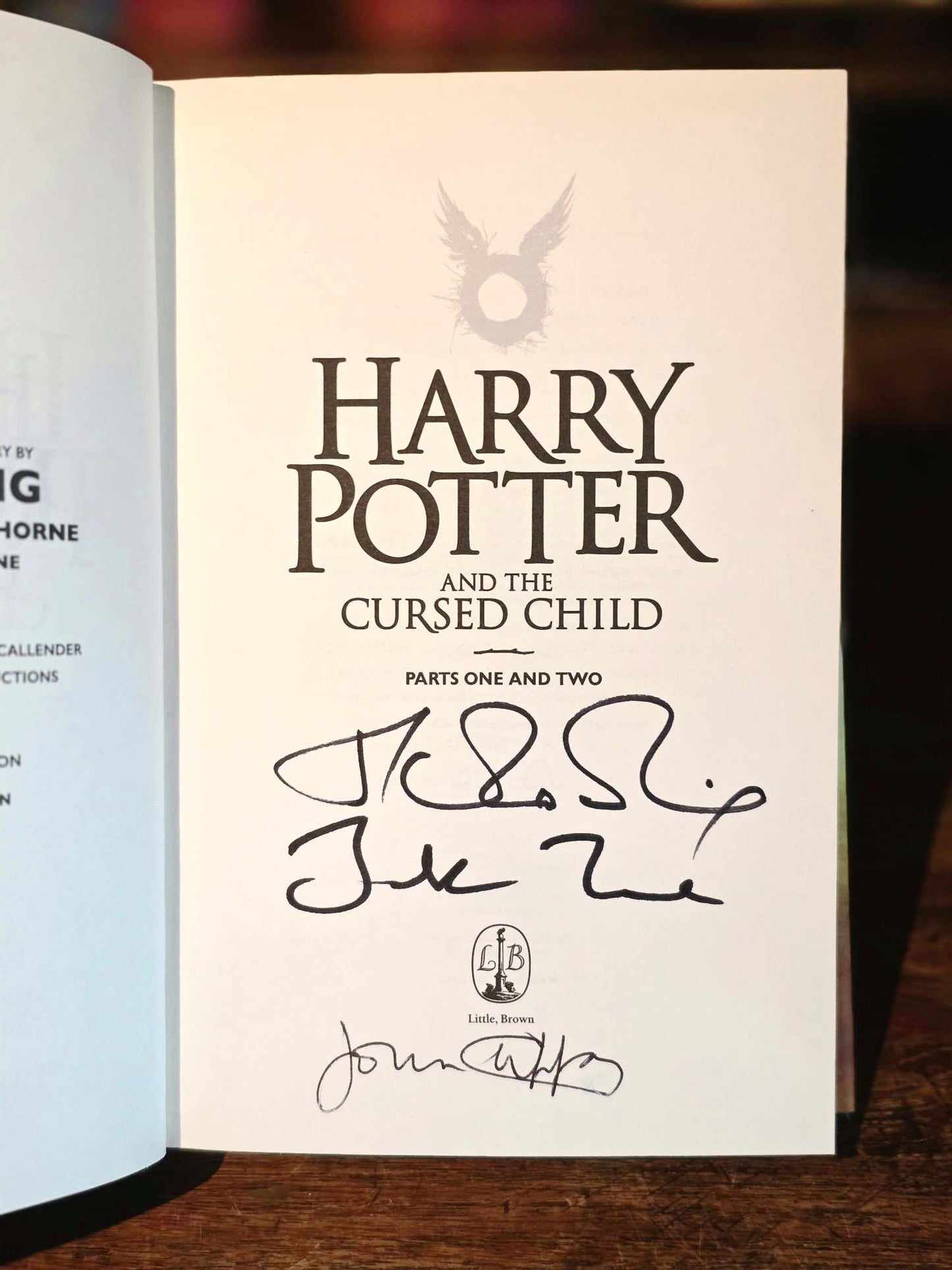 Harry Potter and the Cursed Child – Triple Signed Association Copy