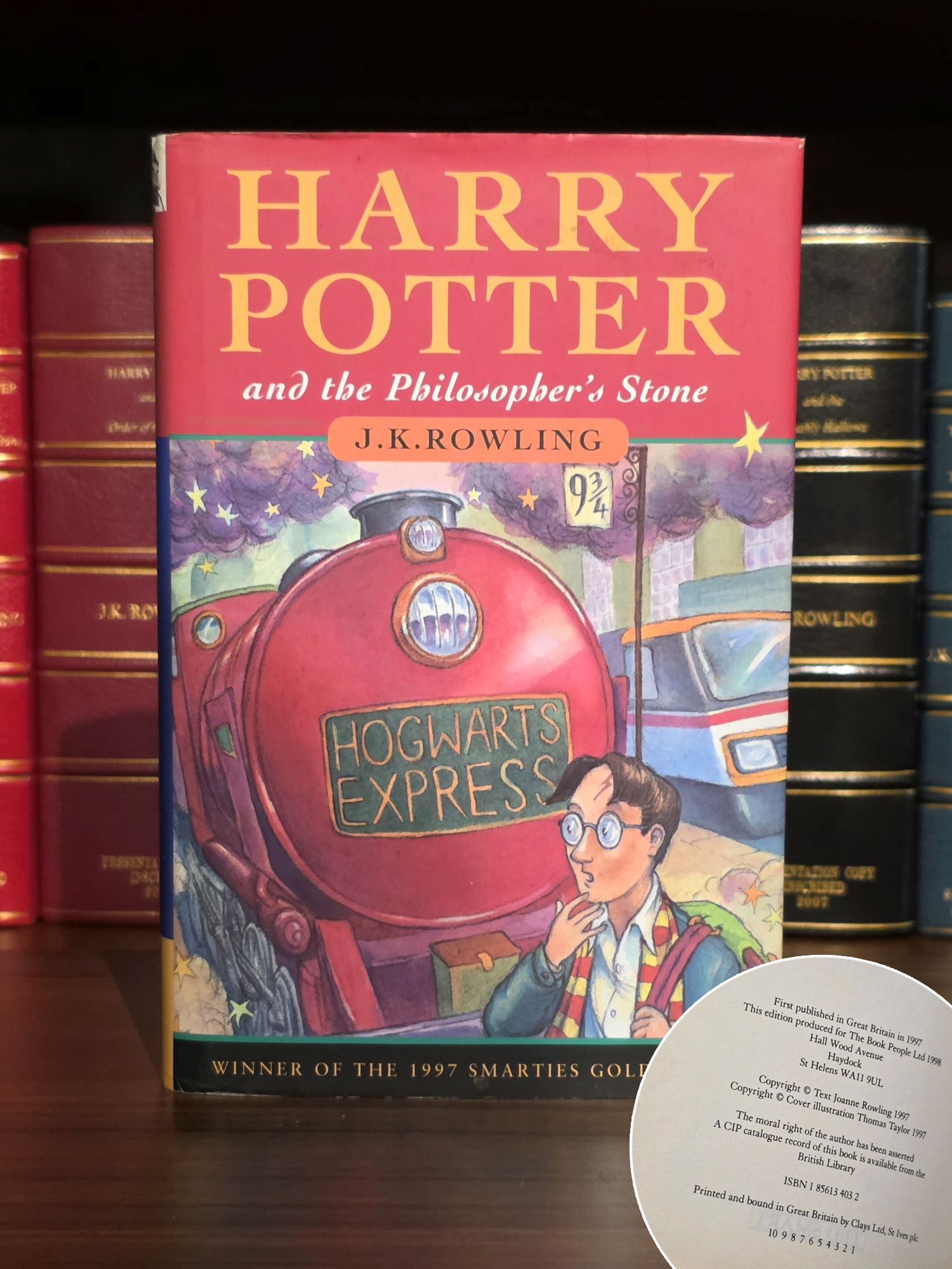 Harry Potter and the Philosopher's Stone Ted Smart Edition – First Edition, First Printing